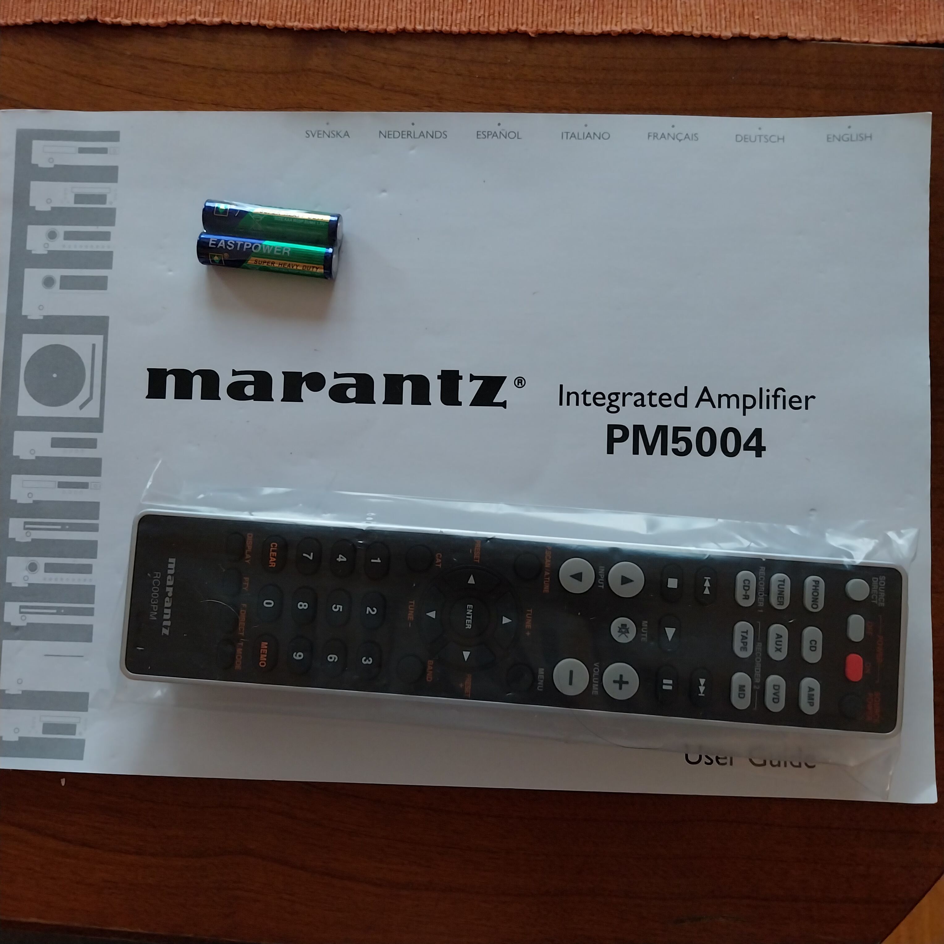Marantz mode d'emp et téléc