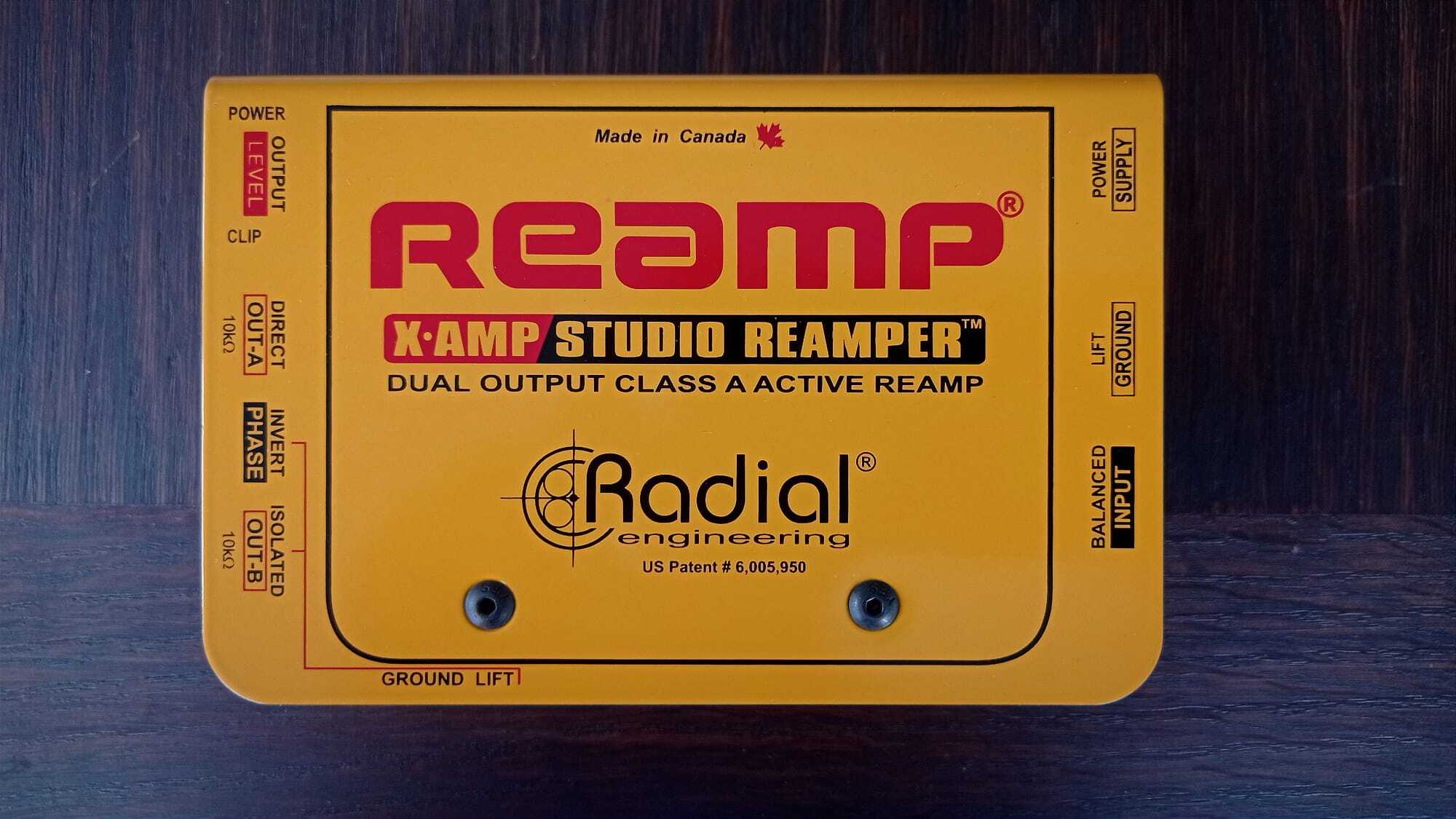 Radial X-Amp Studio Reamp neuf dans sa boîte d'origine (