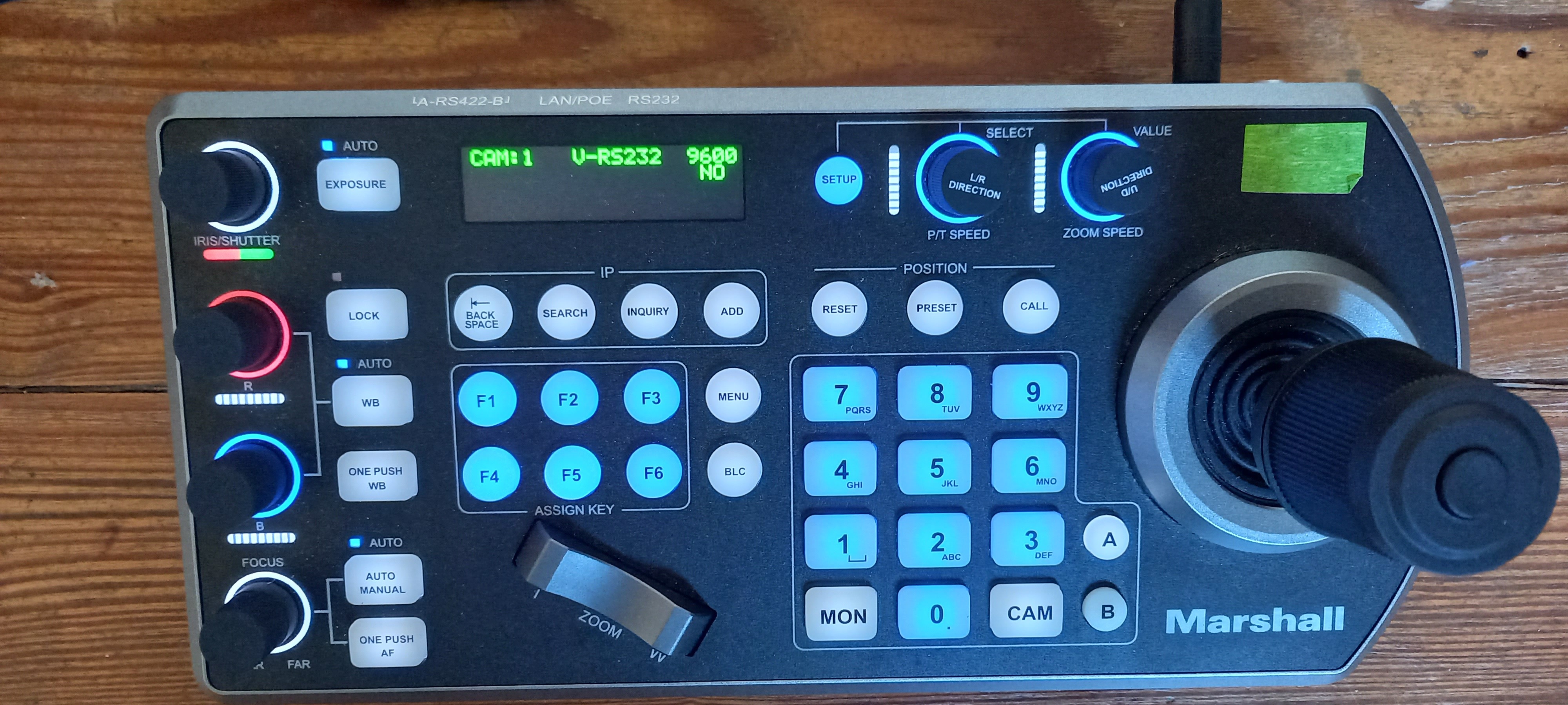 Vends un contrôleur professionnel Marshall Electronics VS-PTC-IP