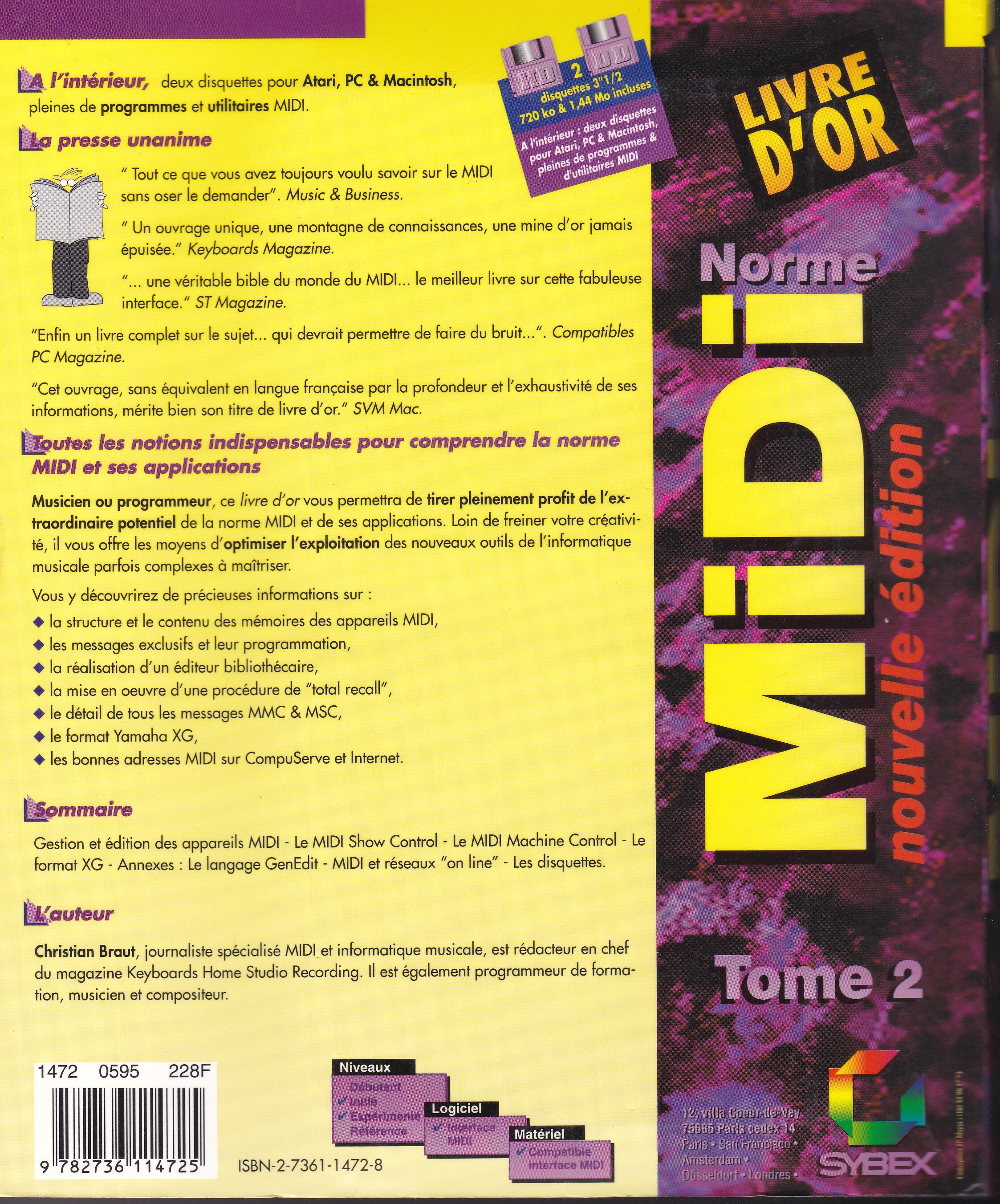 Sybex Le Livre d'Or de La Norme MIDI (95878)