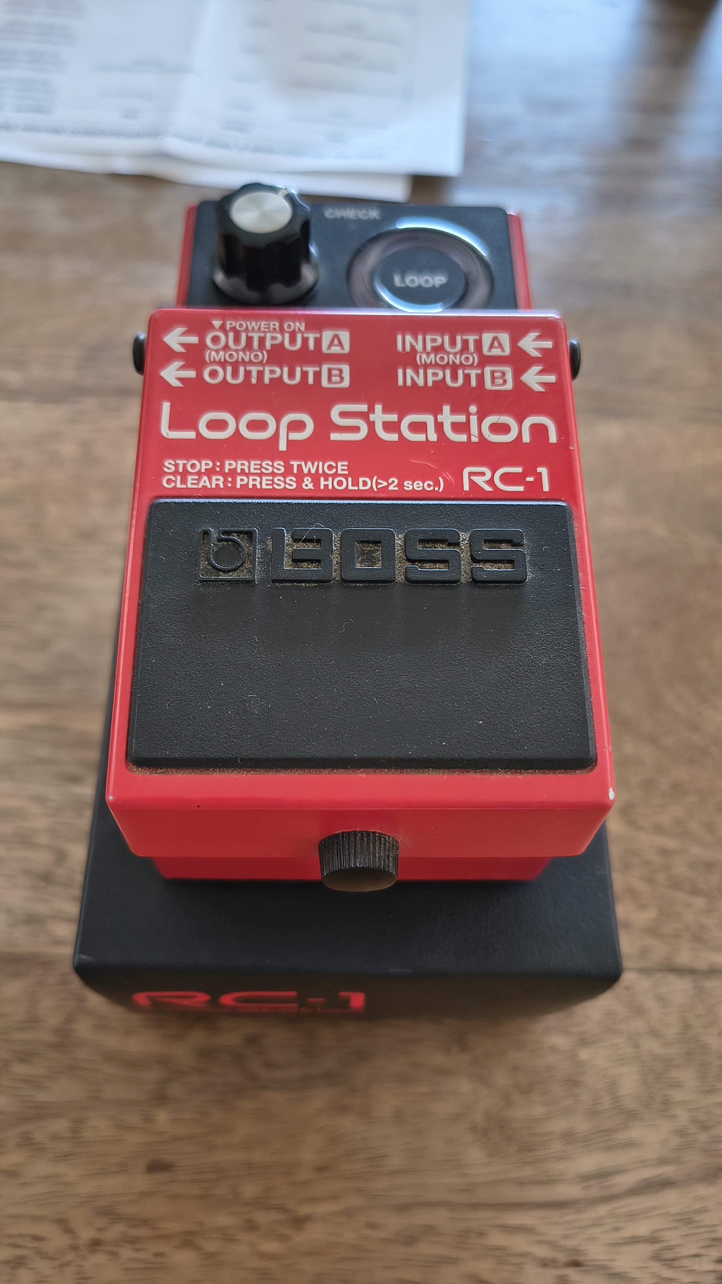 Boss RC-1 Loop Station - Excellent état avec boîte d’origine