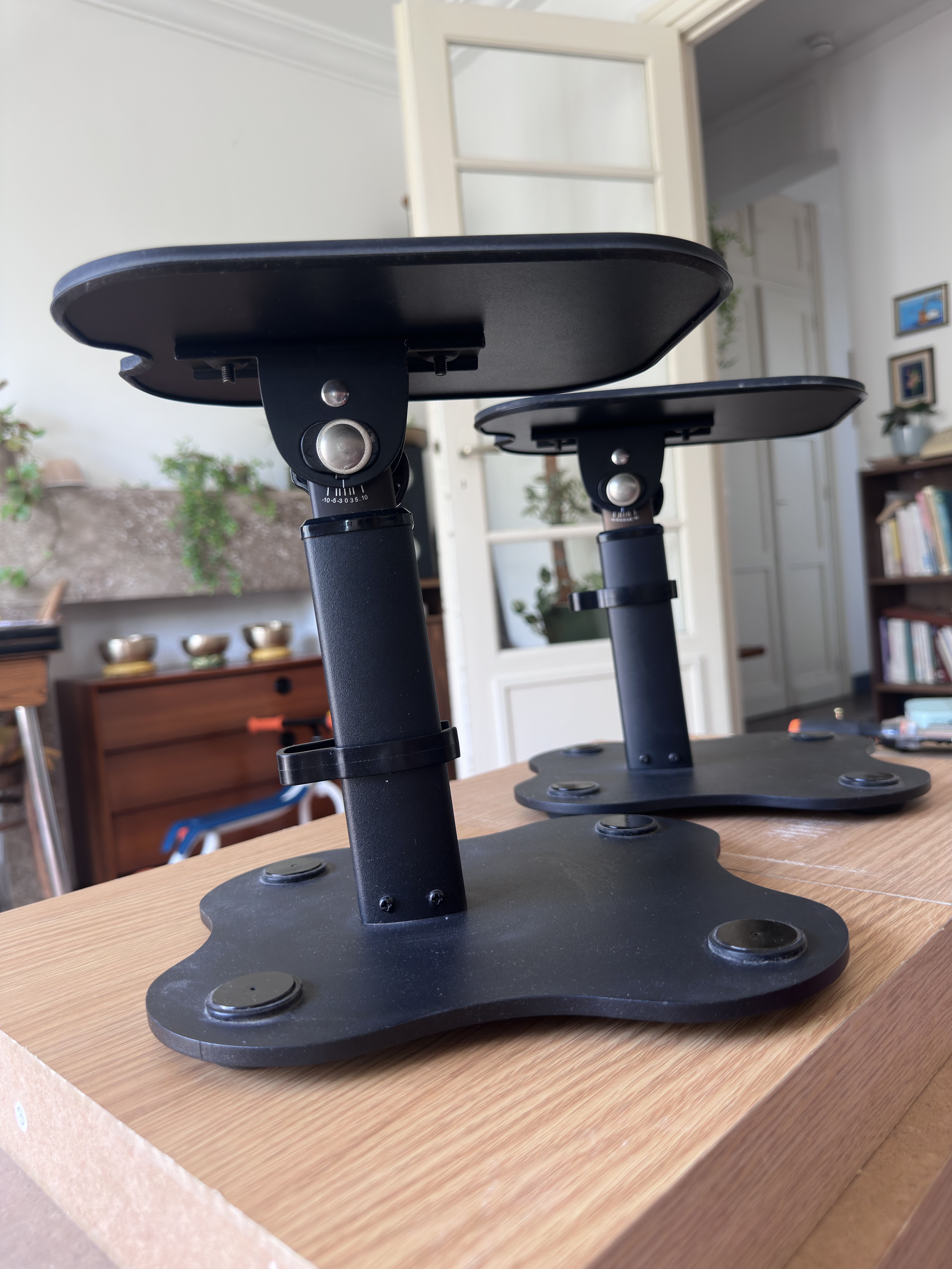 Pieds d’enceinte monitoring pour bureau Millenium DM3