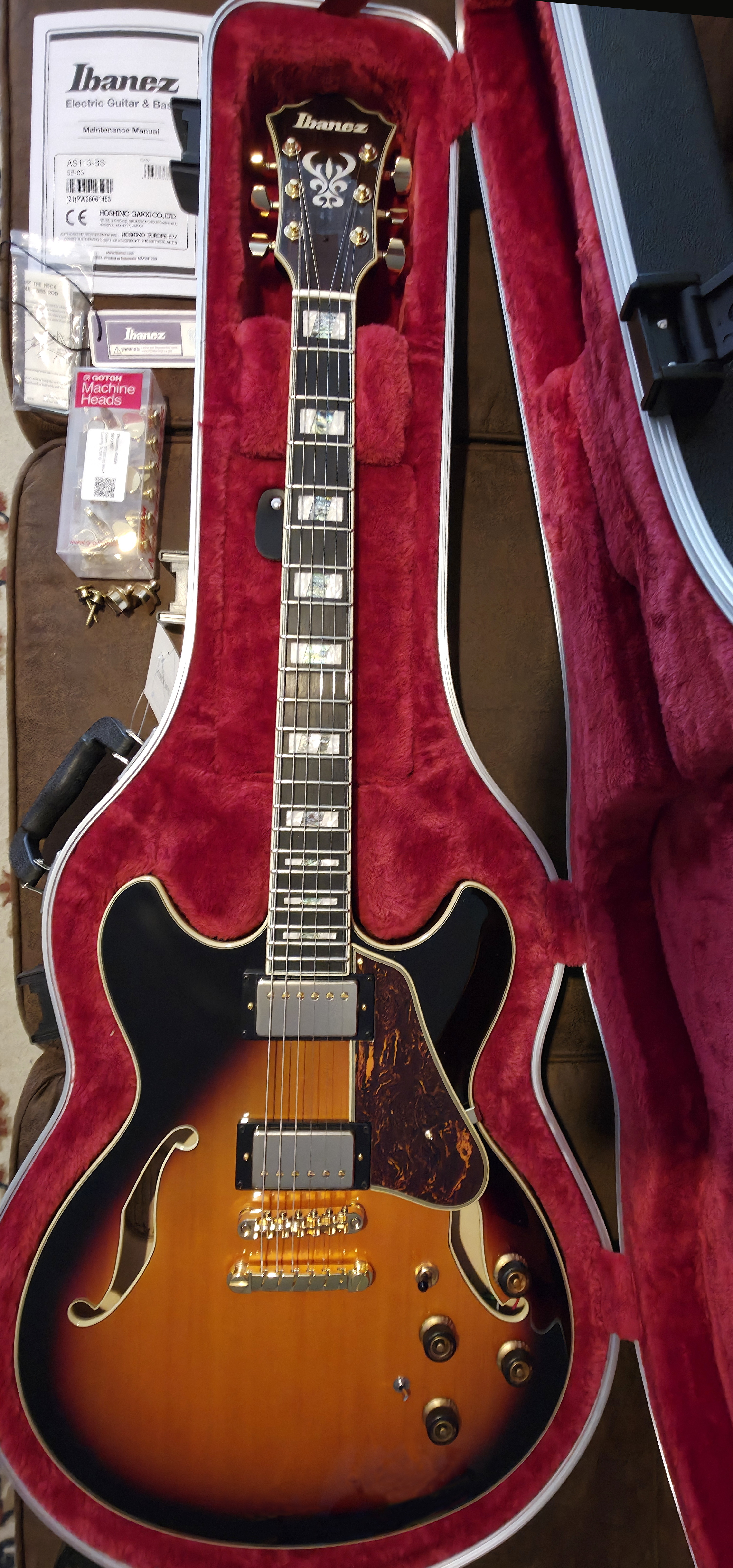 Ibanez Artstar AS113-BS Brown Sunburst
