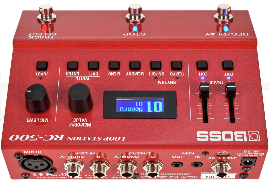 Vend Boss RC-500 Pédale looper : ABSOLUMENT NEUF / JAMAIS SORTI DE SA BOITE