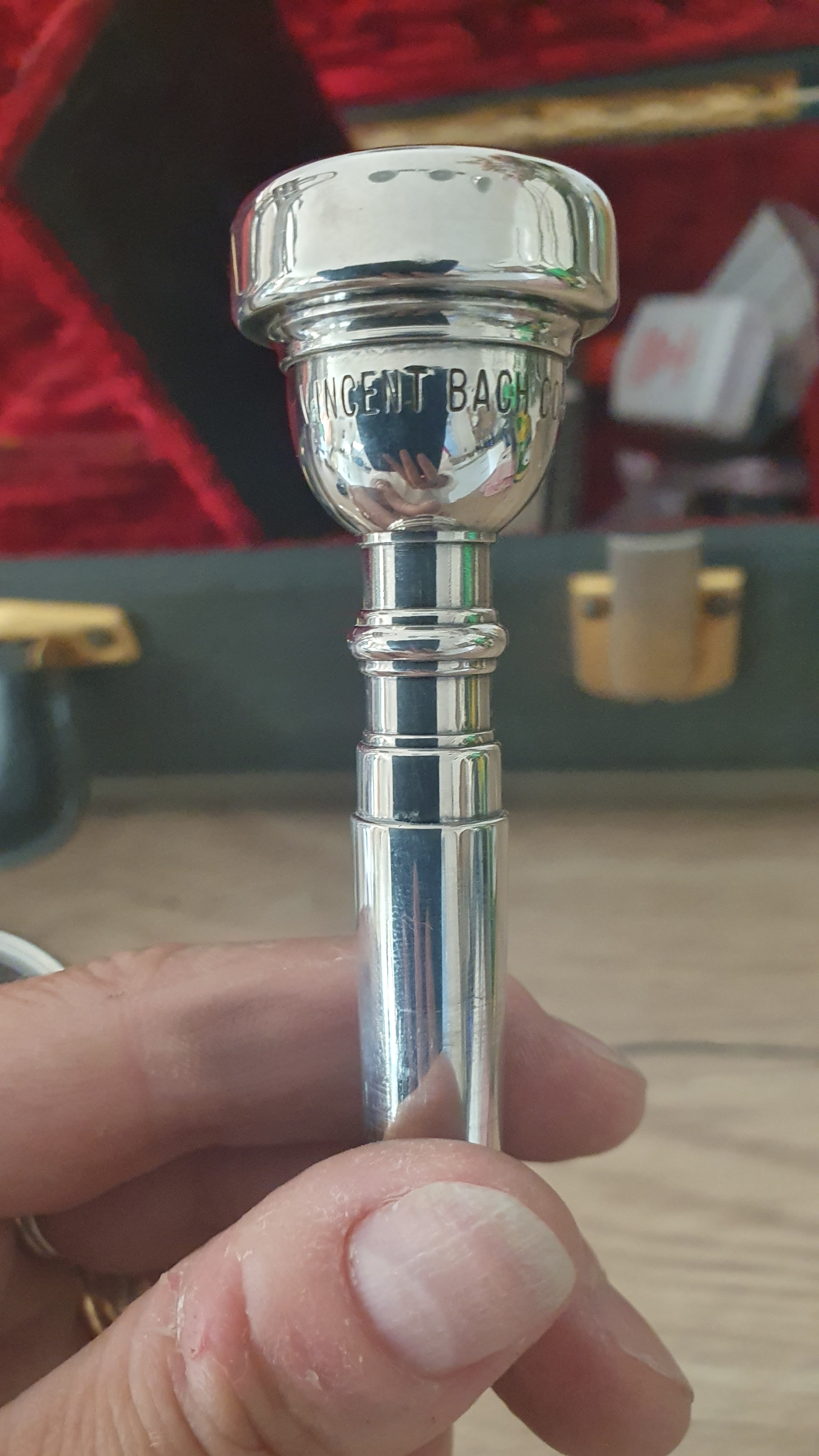 Embouchure trompette Vincent Bach 1½C – excellent état