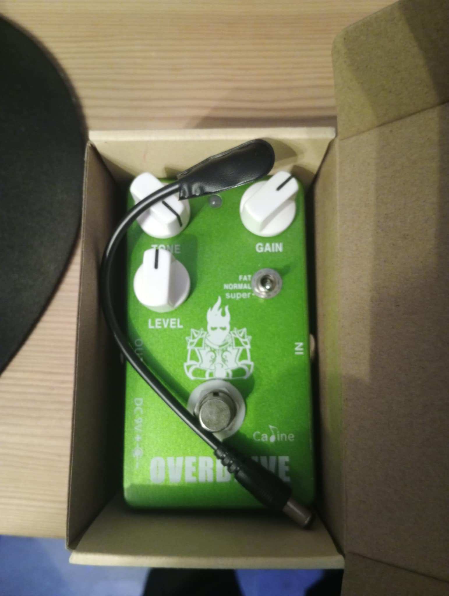Pédale Overdrive Caline CP-75 Emerald Night Clone TS8
