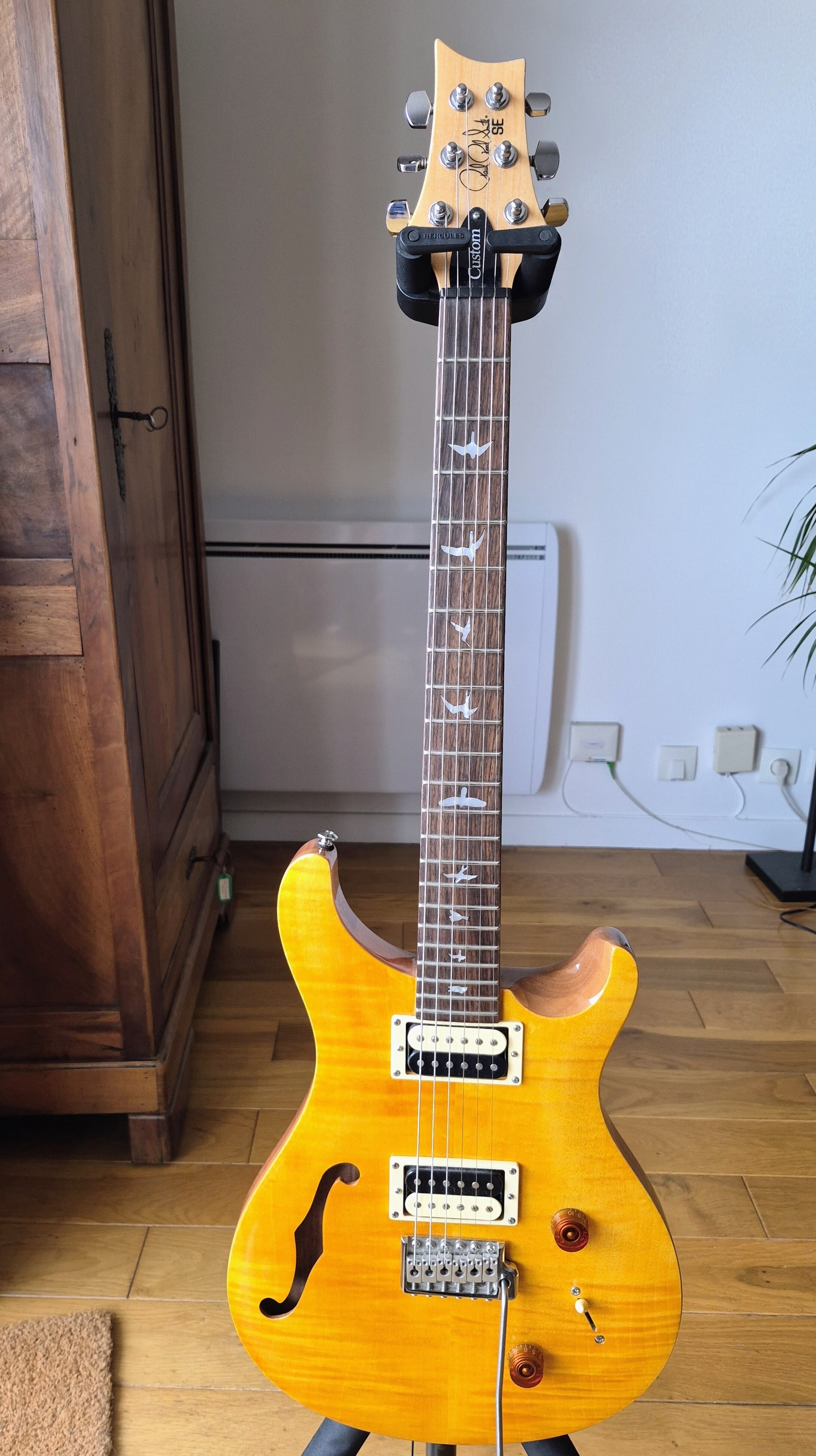 PRS CUSTOM SE SEMI HOLLOW 
