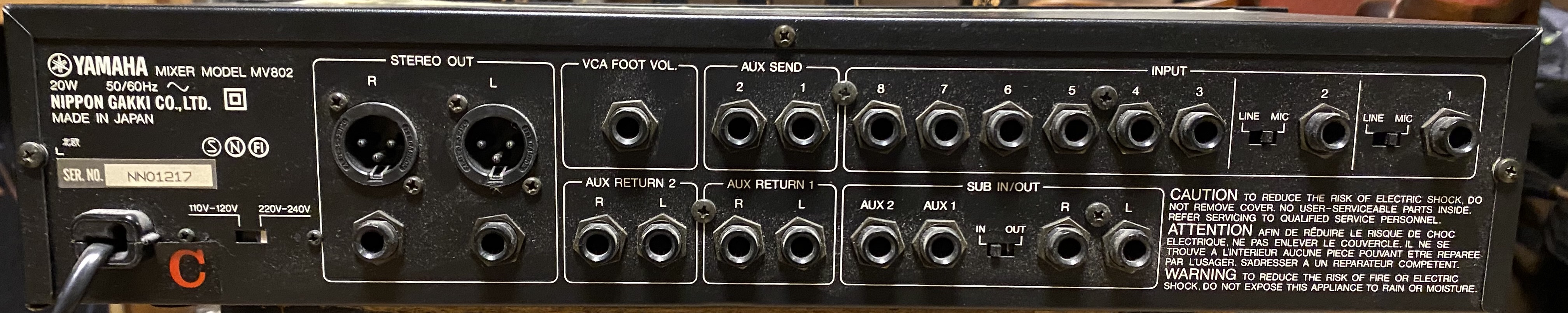 Yamaha MV802 (35104)