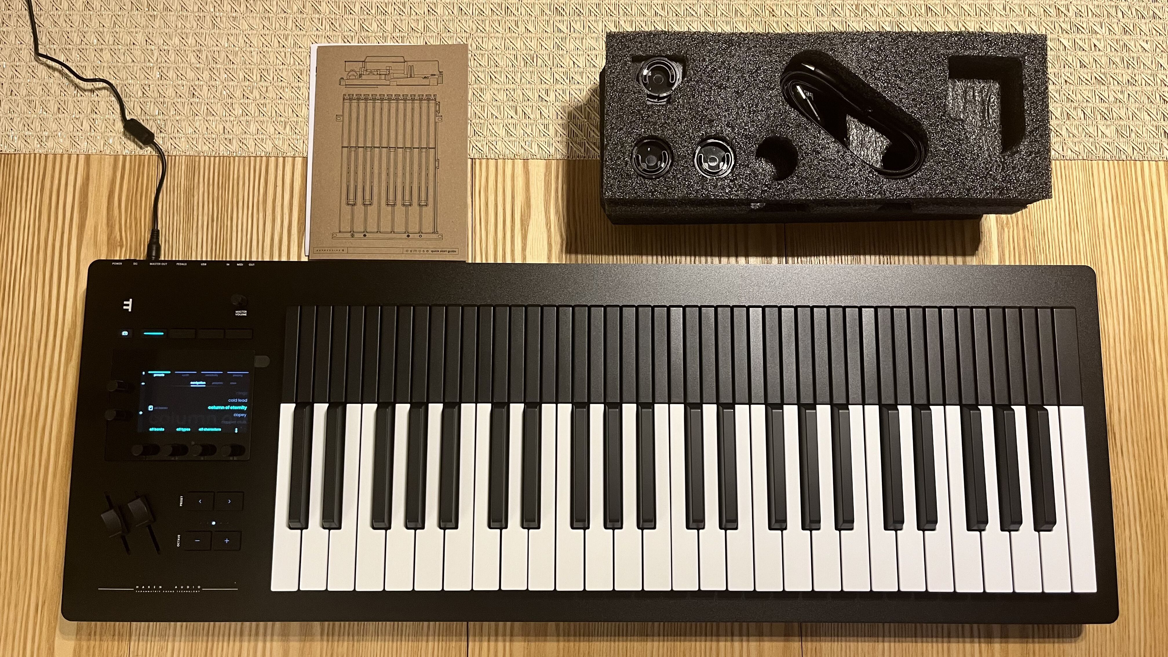 Vends OSMOSE 49 Expressive E, neuf (affaire)