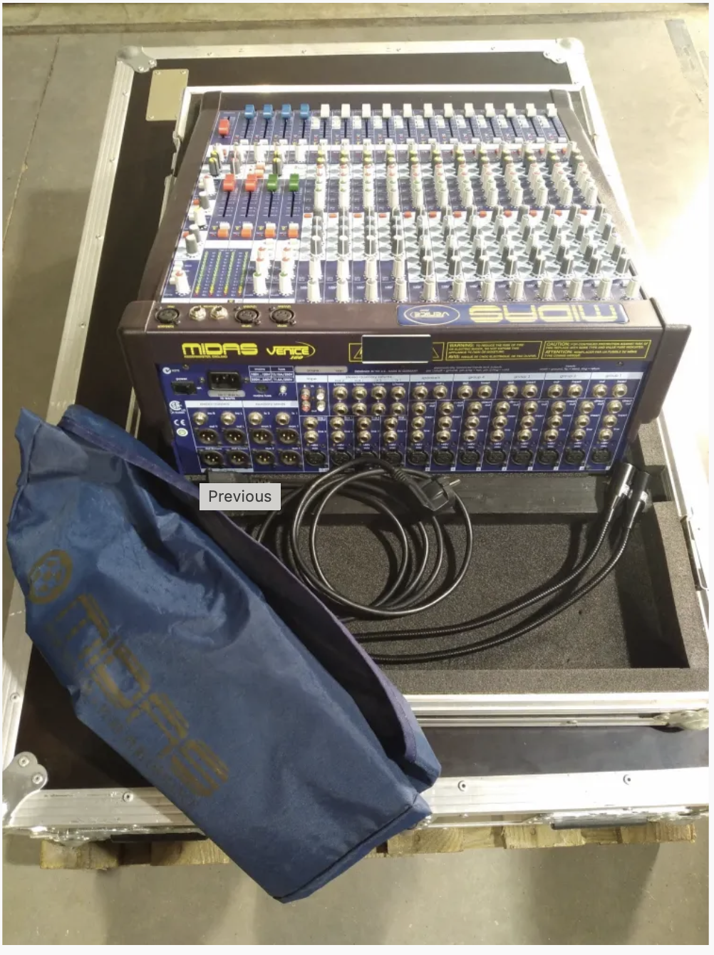 VENICE 160  CONSOLE ANALOGIQUE MIDAS + SPX2000 +  OPAL BSS 366 