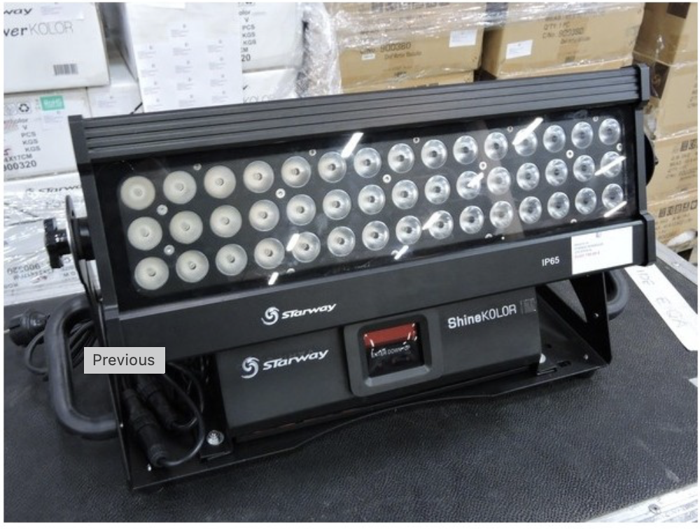 SHINEKOLOR PROJECTEUR LED STARWAY ( NEUF ) - LOT POUR 07 PIECES