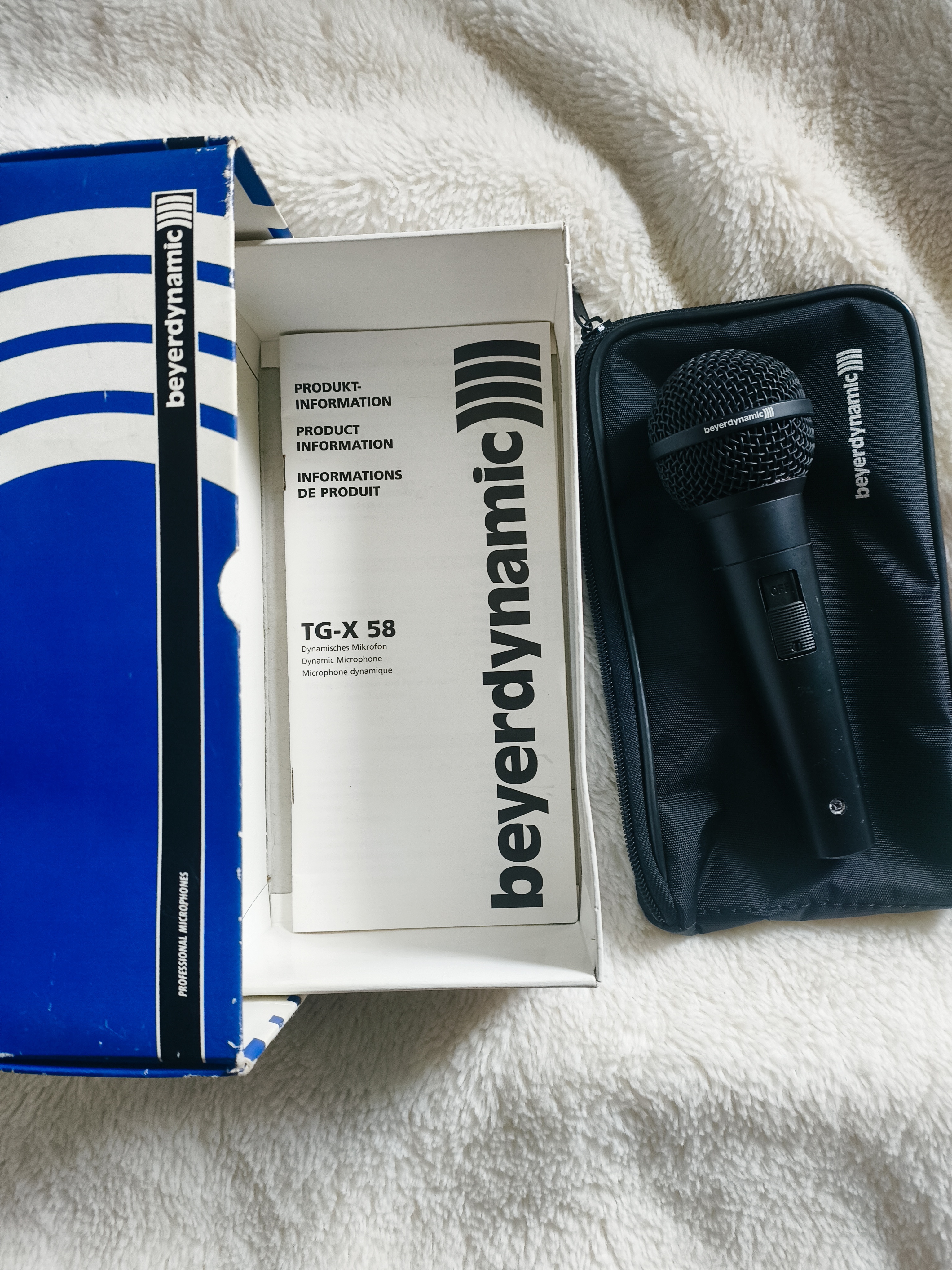 Vends micro Beyerdynamic TG-X 58