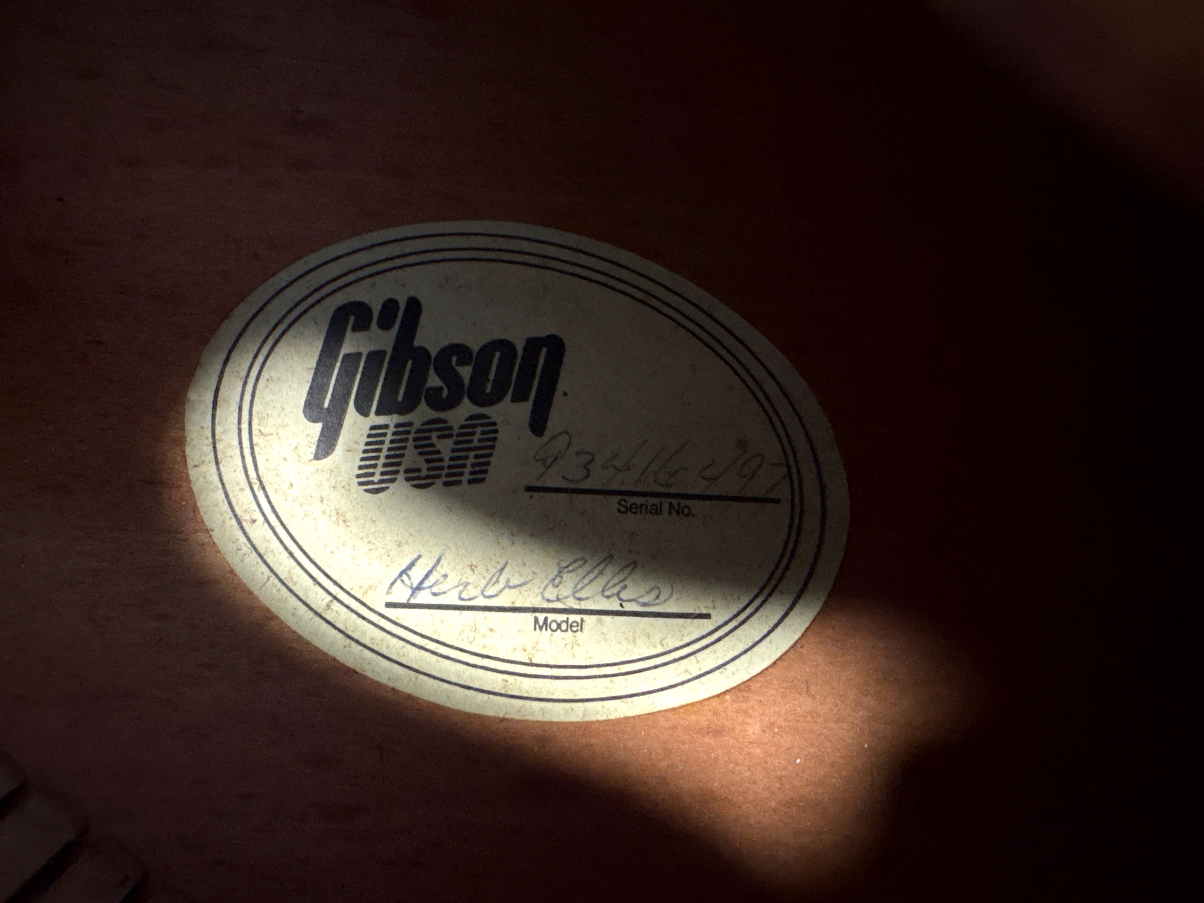 Gibson ES-165 Herb Ellis Signature (29214)
