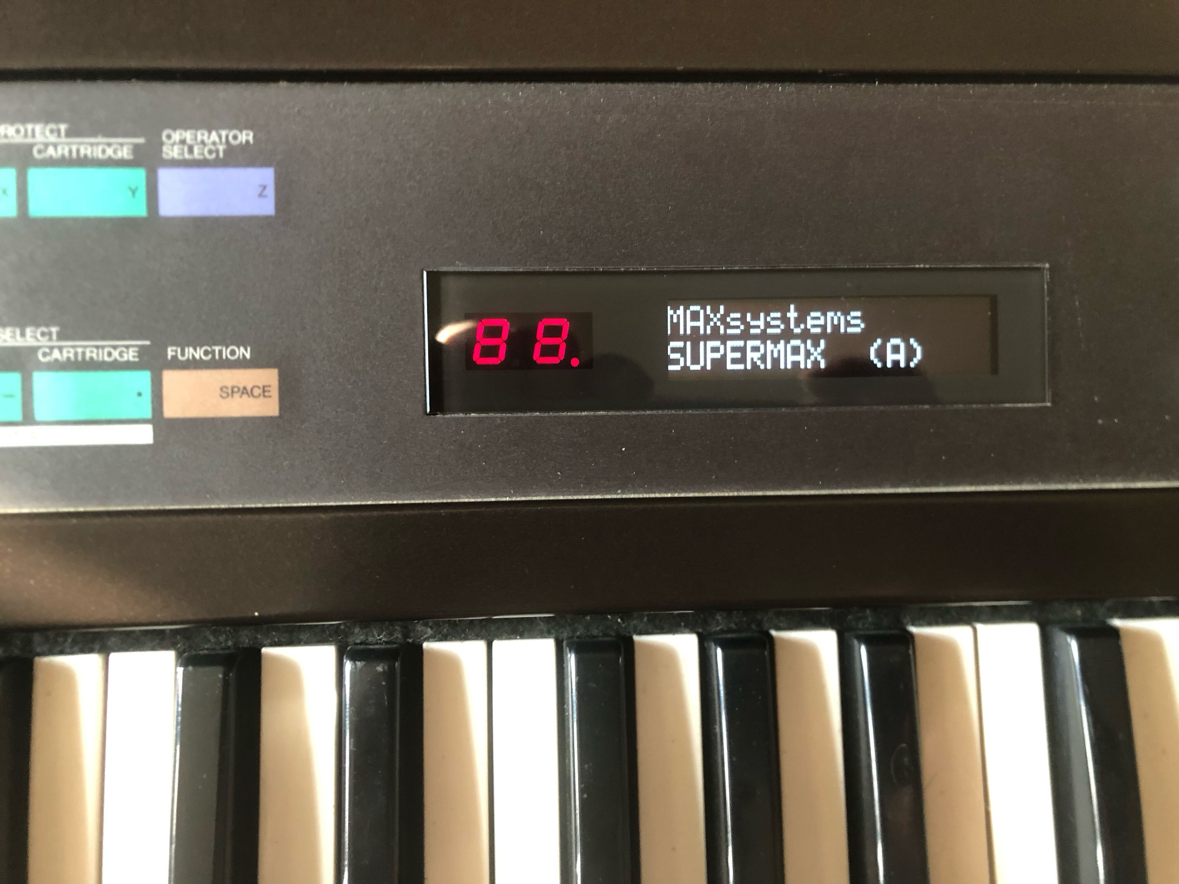 Rare Yamaha DX7 Supermax Ecran LCD retro éclairé etc ...