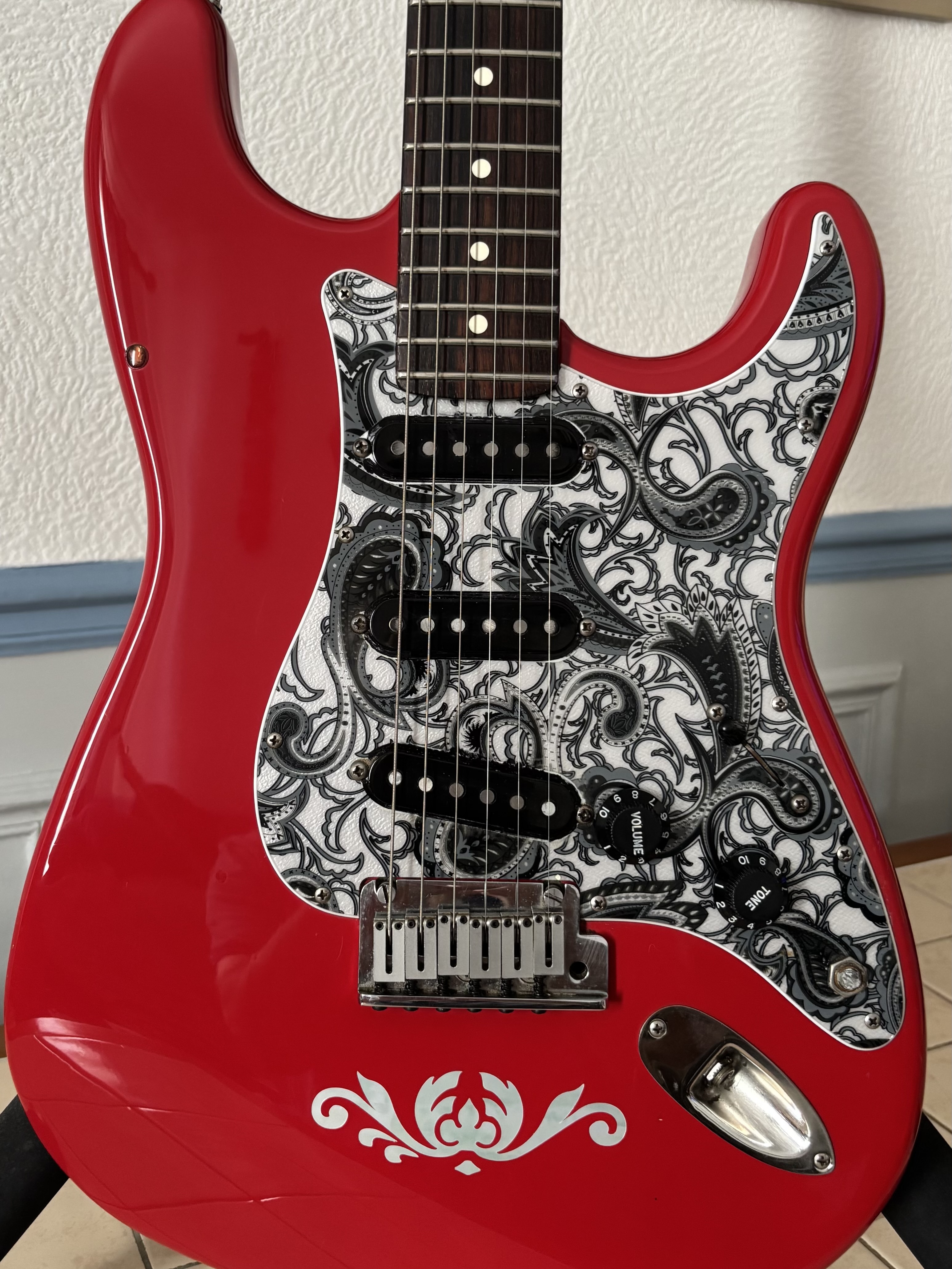 Stratocaster us standard 1984 red 