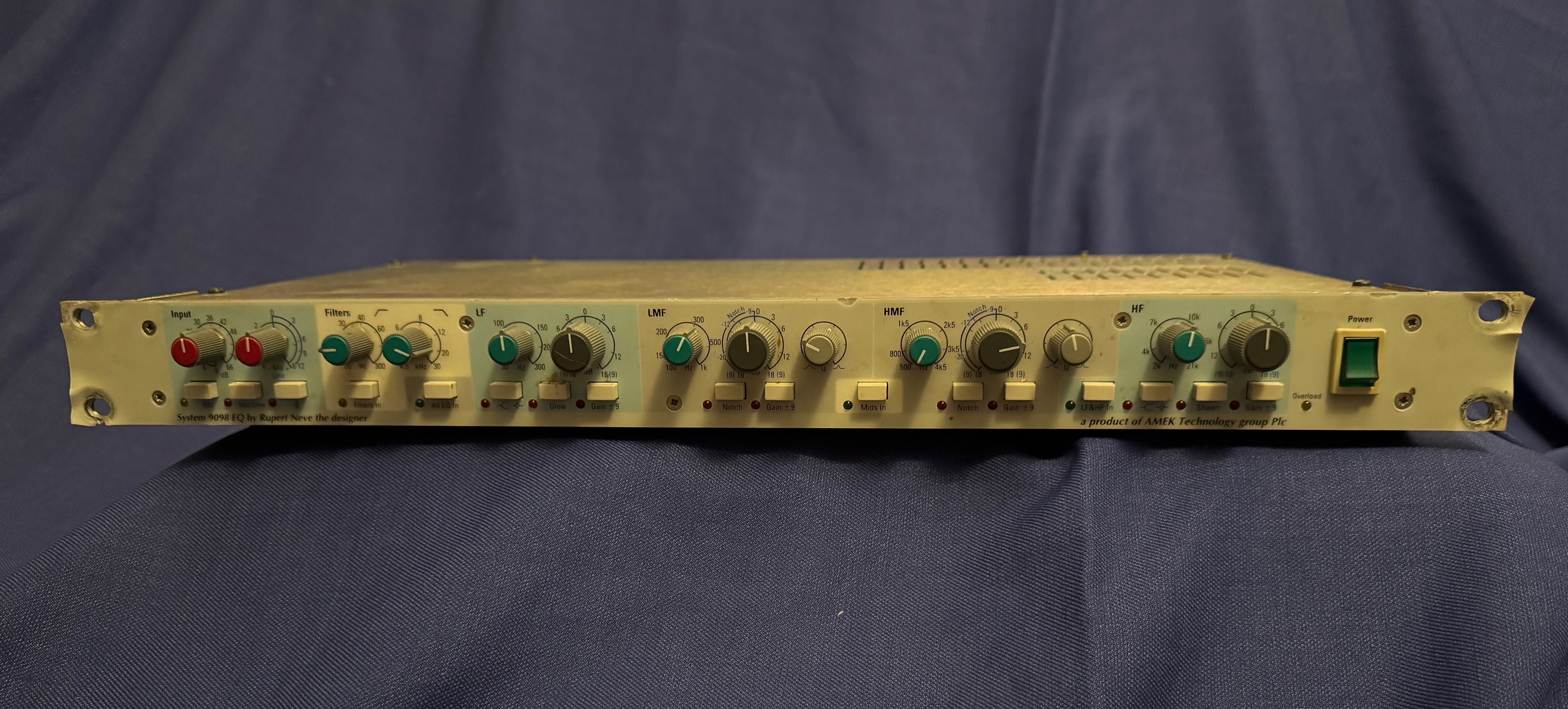 Pre ampli équaliser  Amek / Neve 9098EQ