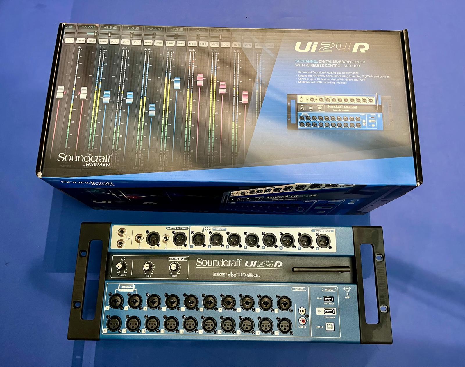 Soundcarft UI24r + routeur TP link AX 12
