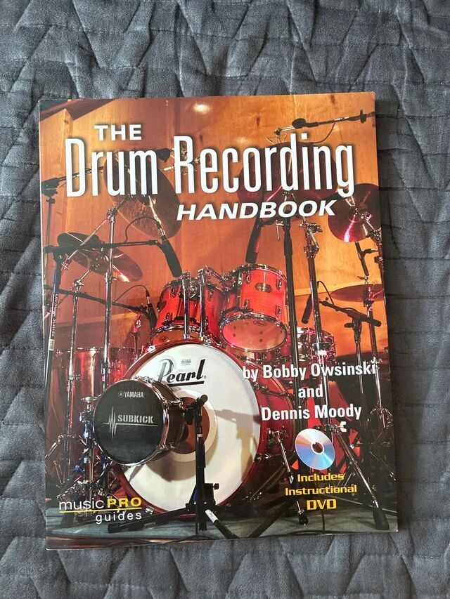 Vends livre The Drum Recording Handbook