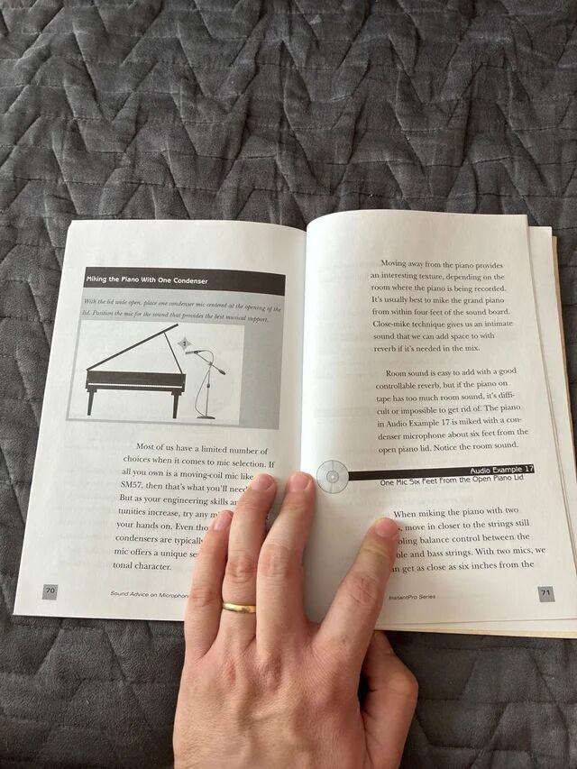 Hal Leonard livre Sound Advice on Microphone Techniques (51982)