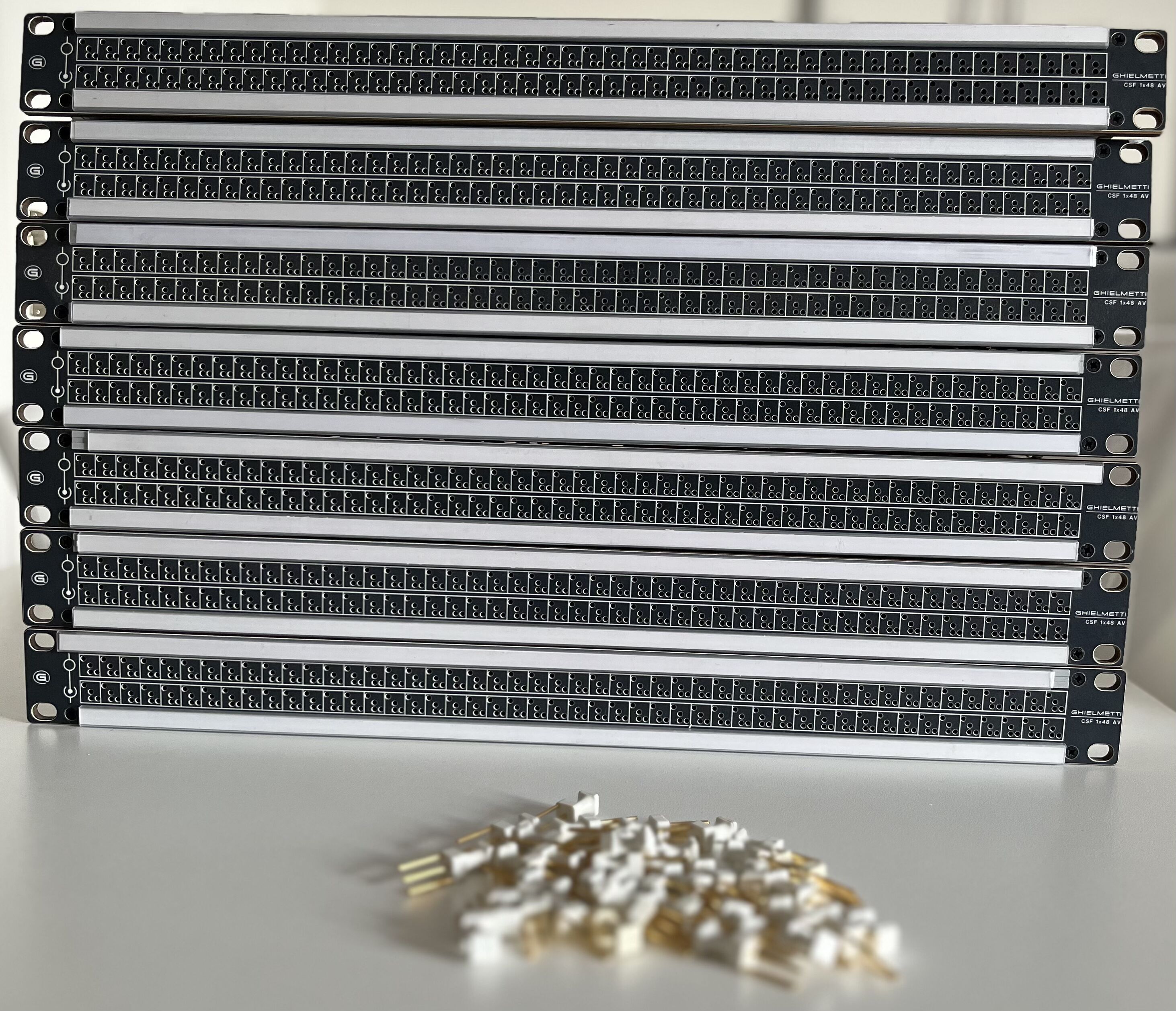 Patchbay audio Ghielmetti CSF Pro 1U 48/48