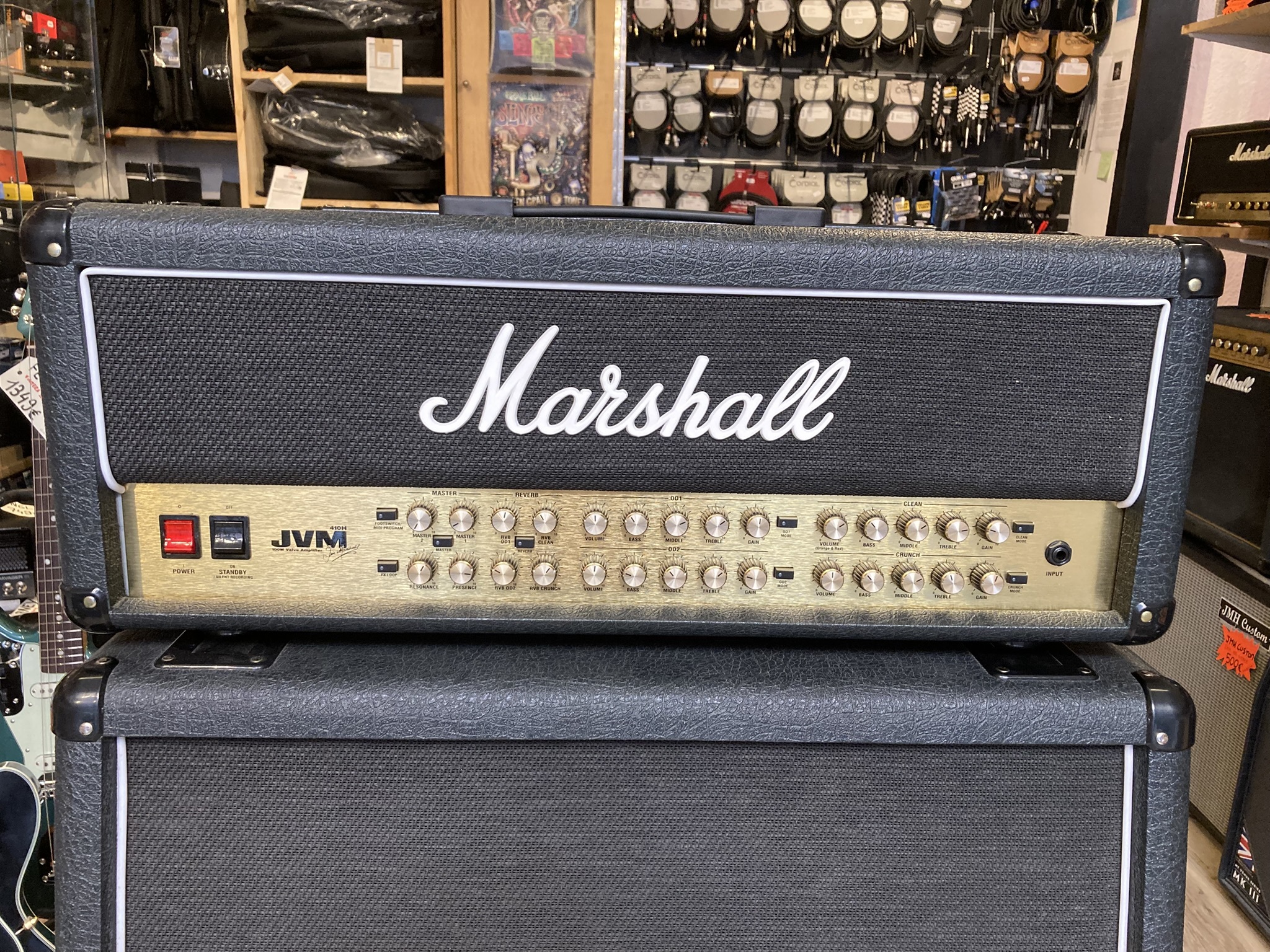 MARSHALL - JVM410 + Footswitch + Flight Case GATOR