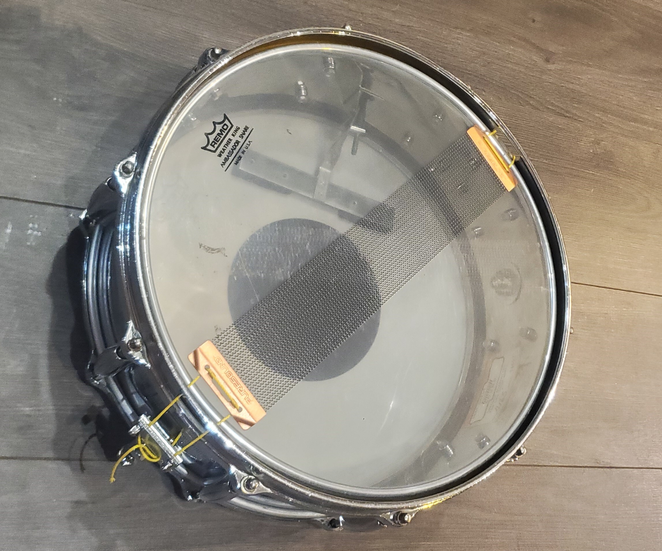 Gretsch Broadkaster Chrome over brass snare 14'' x 5'' (4640)