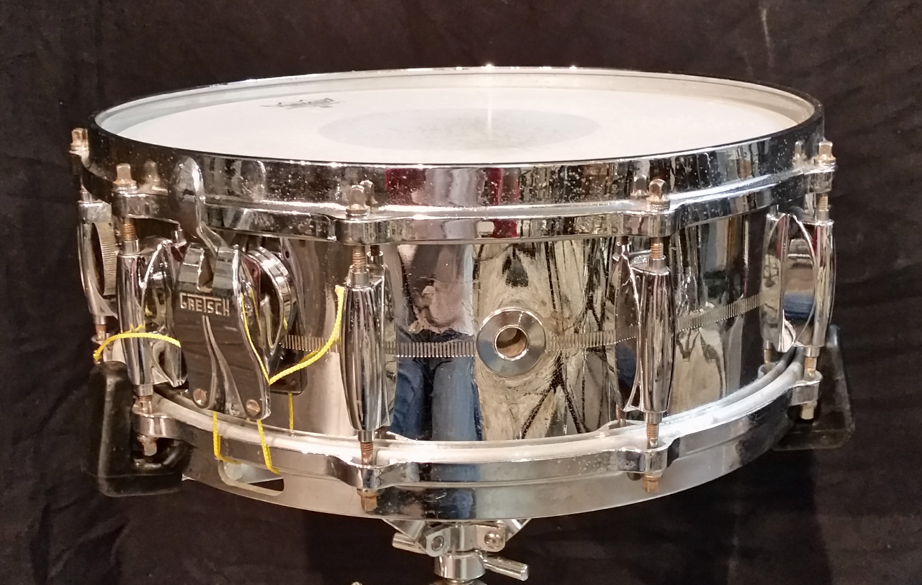 Gretsch Broadkaster Chrome over brass snare 14'' x 5'' (85745)