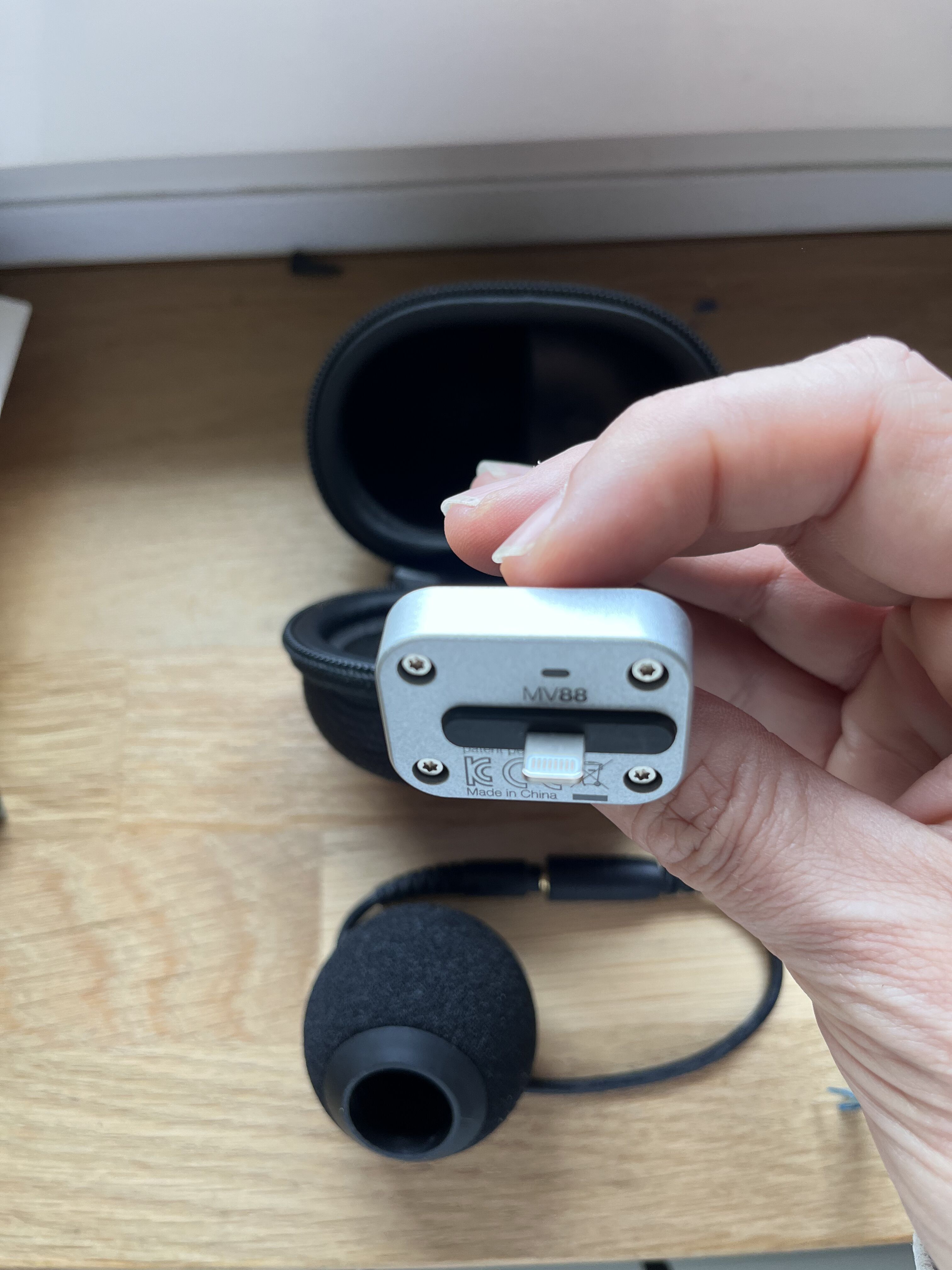 Vends Shure mv88 connection Lighning 