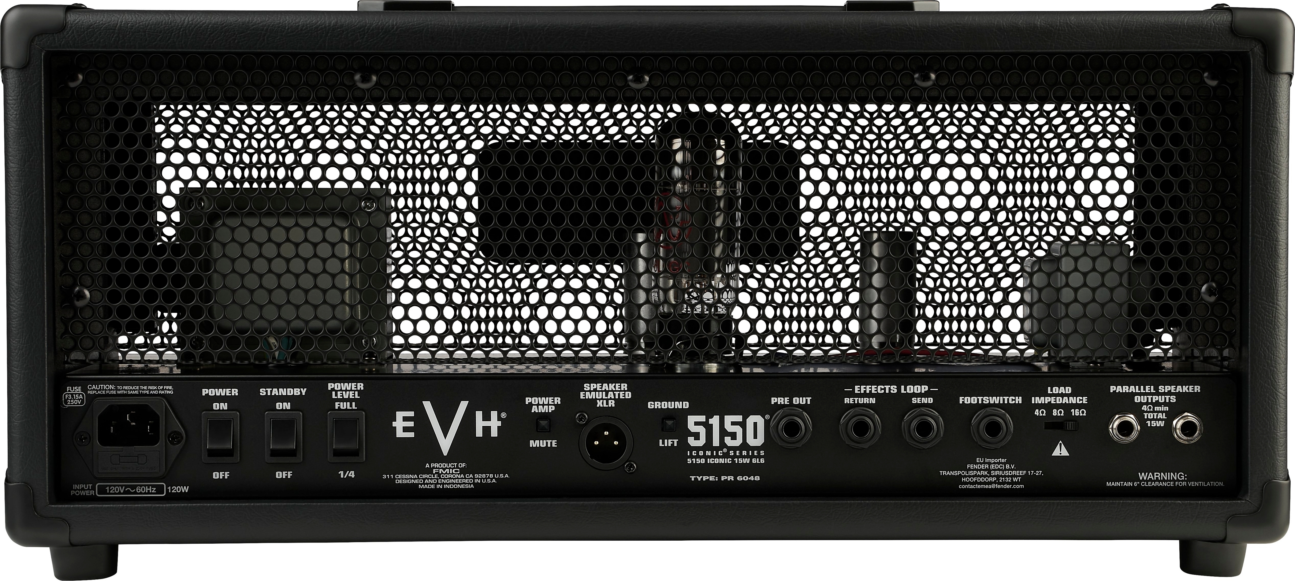5150 Iconic 15W 6L6 HeadREAR