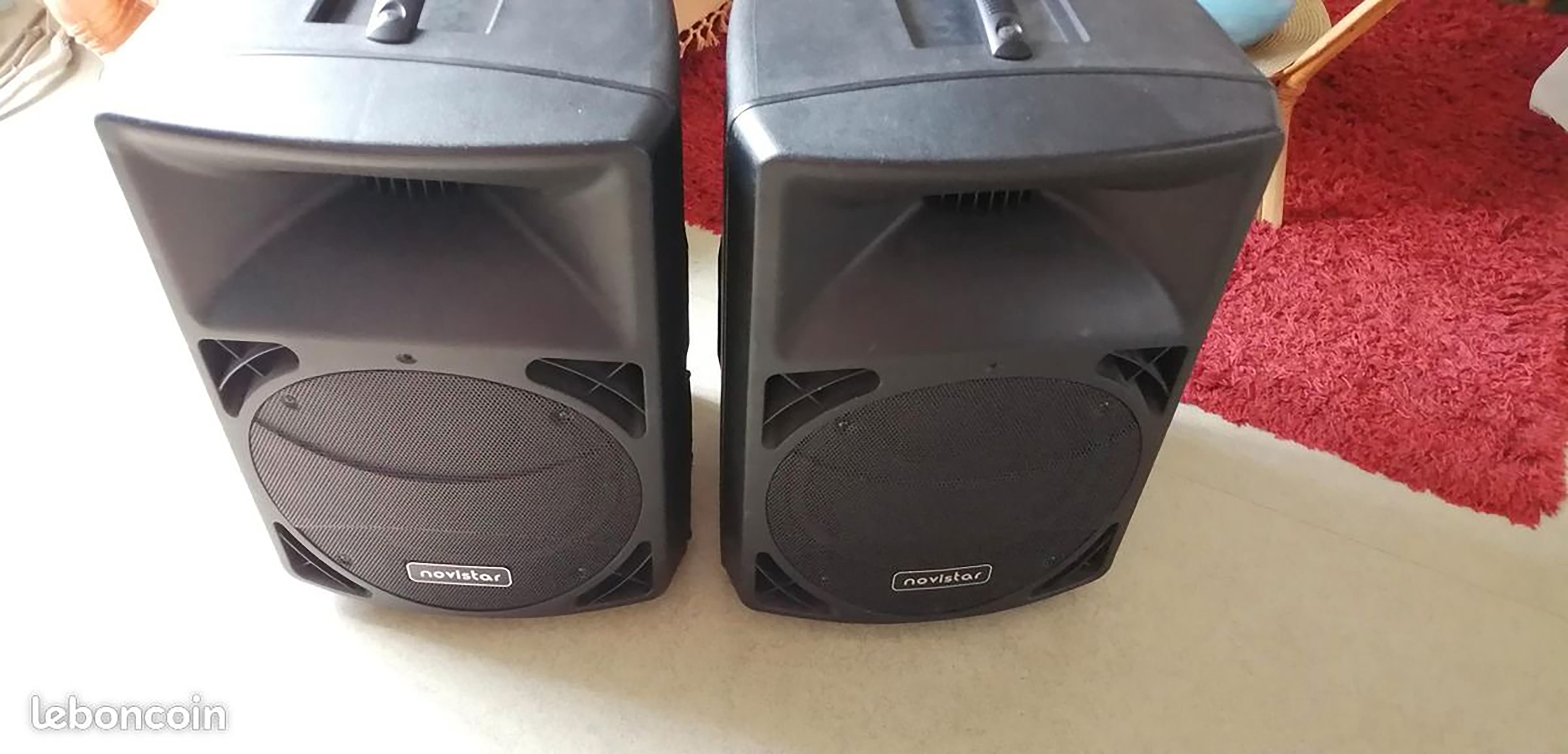 2 enceintes Novistar Power boost 4bt Bluetooth usb