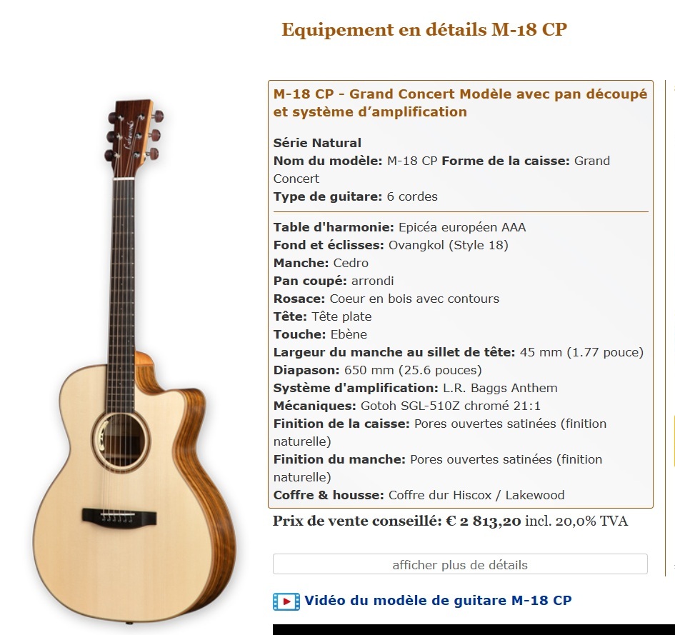 Lakewood M-18 CP