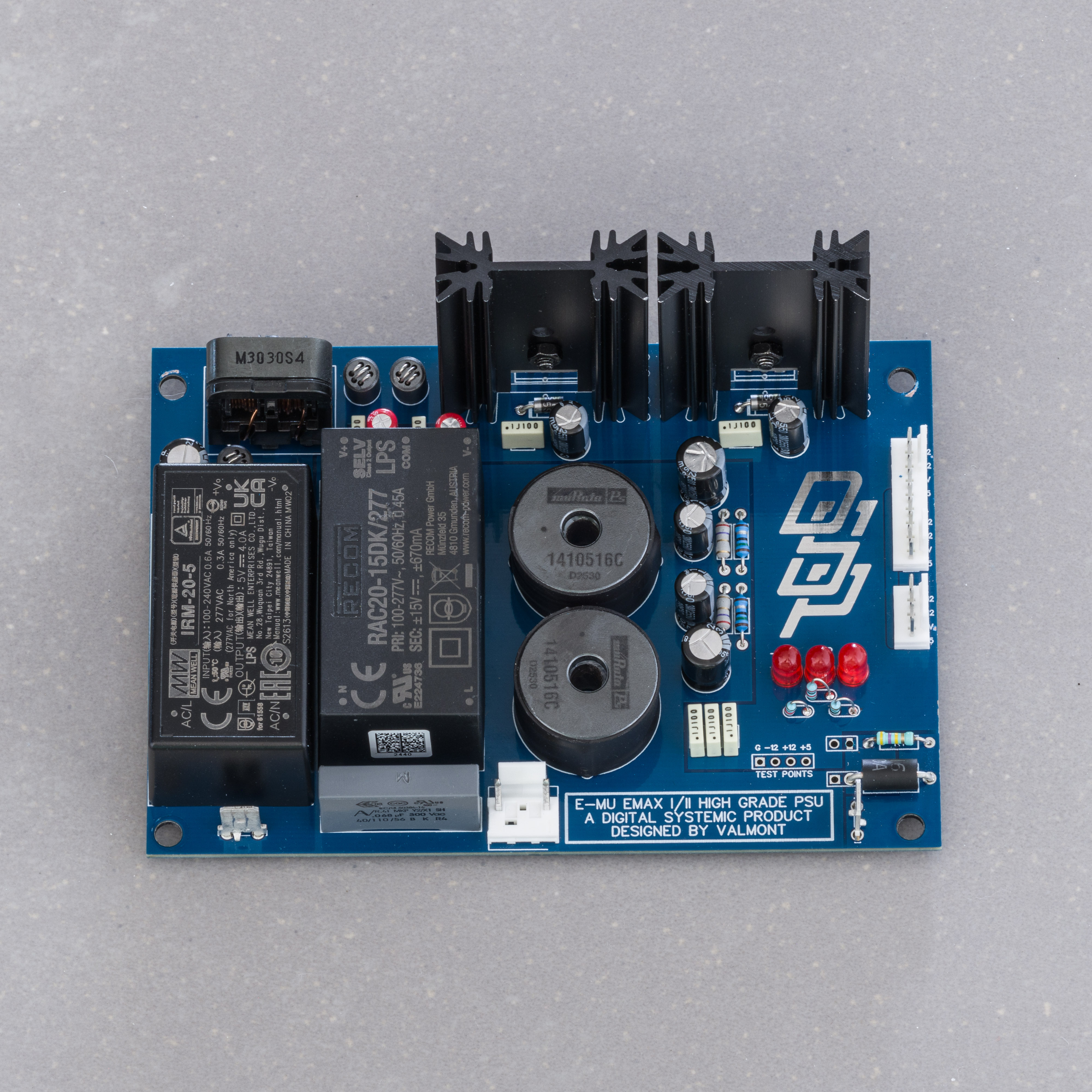 Alim "audiograde" pour E-mu Emax 1, 2, rack ou keyboard