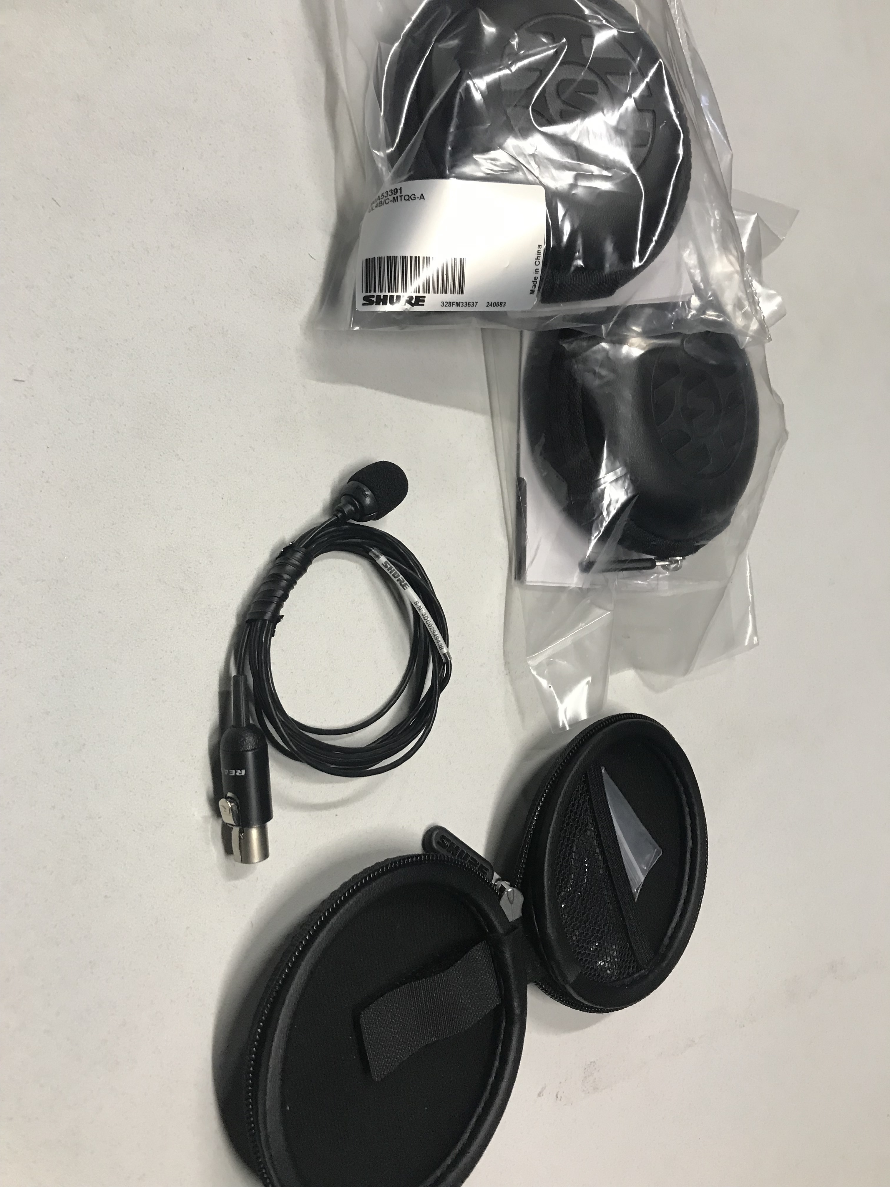 Vends SHURE micro cravatte cardioïde UL4B/C