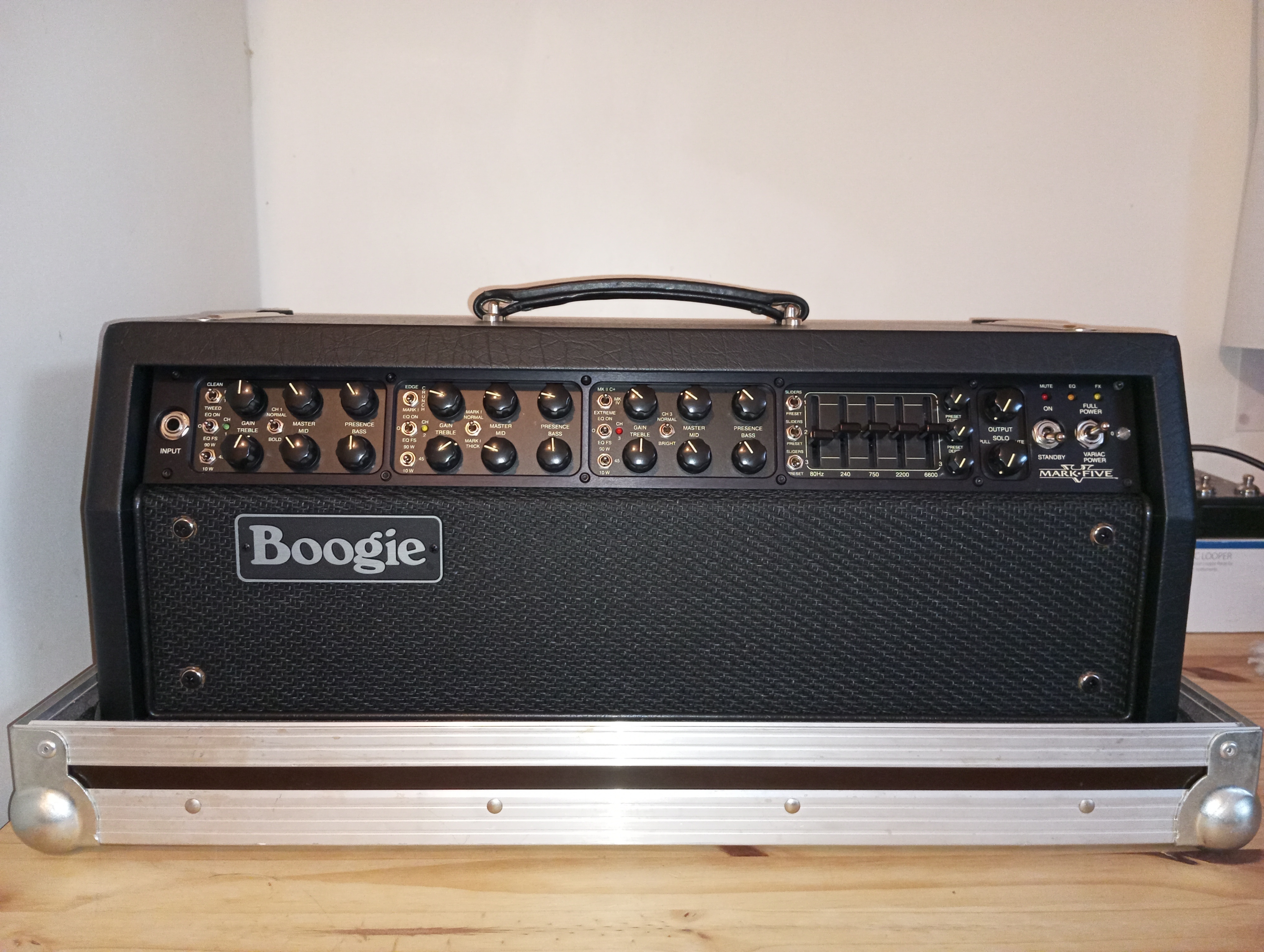 Pack Mesa Boogie Mark V - tête d'ampli 90W + Case Thon 