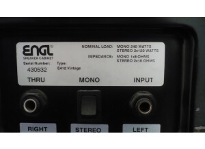 ENGL E412VS Pro Slanted 4x12 Cabinet (30453)