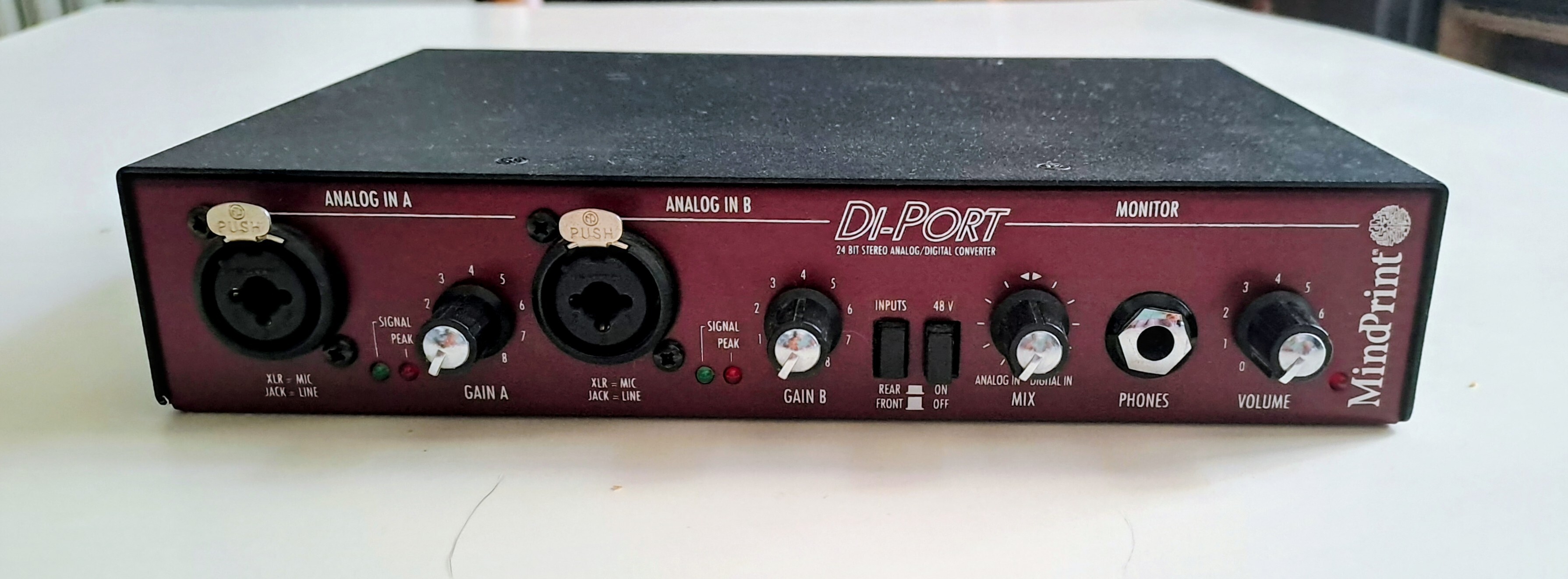 Vends préampli Mindprint DI-Port, un convertisseur stéréo analogique/numérique 