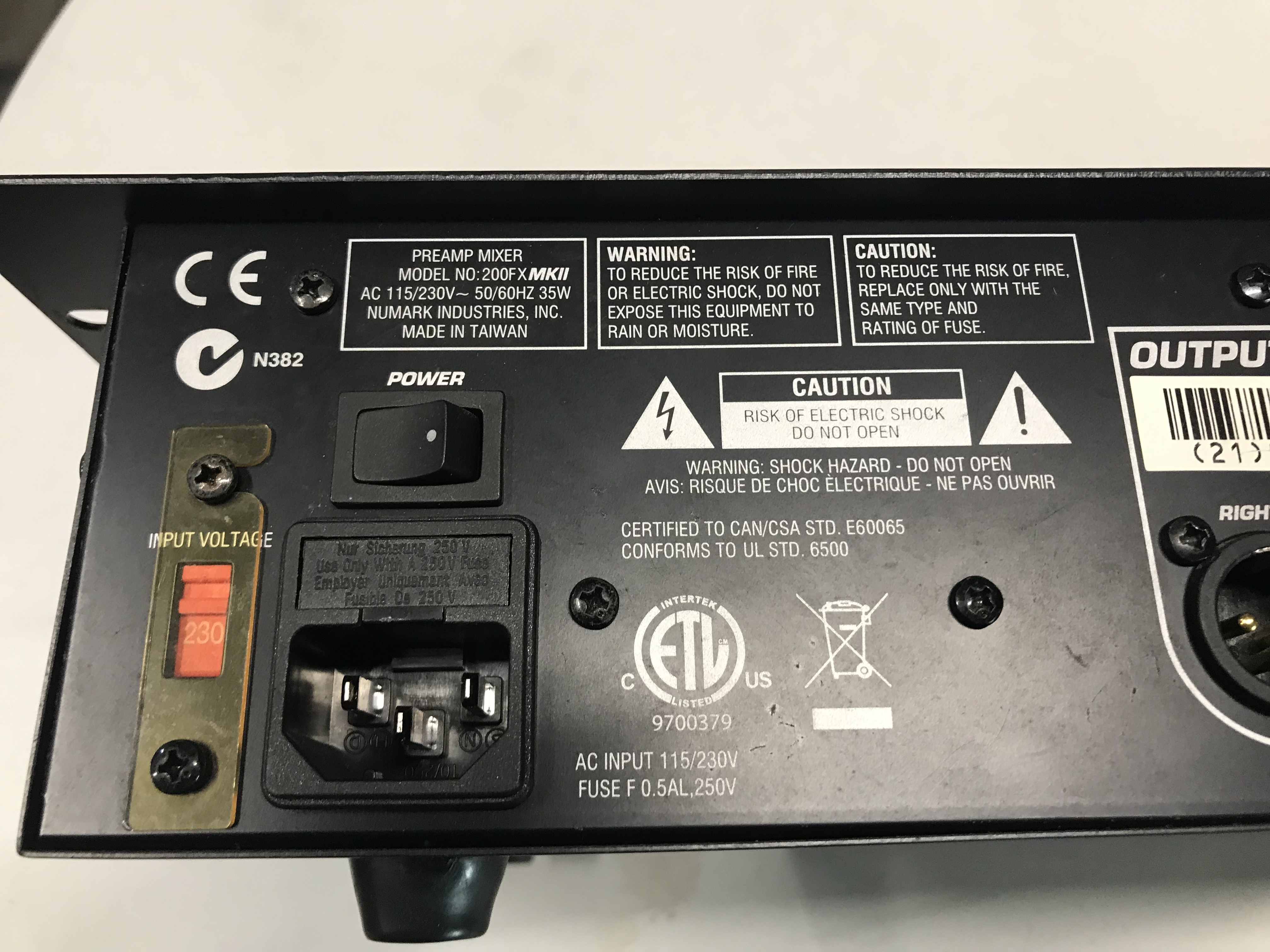 Numark 200FX MK2 (29503)