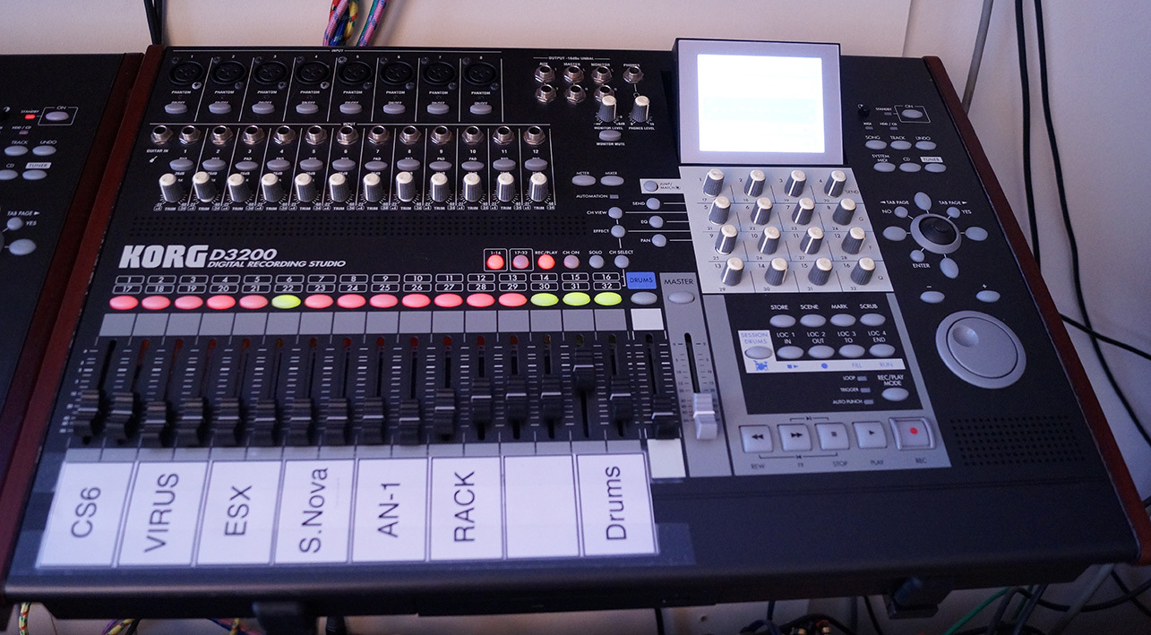 Changement setup Vente Korg D3200