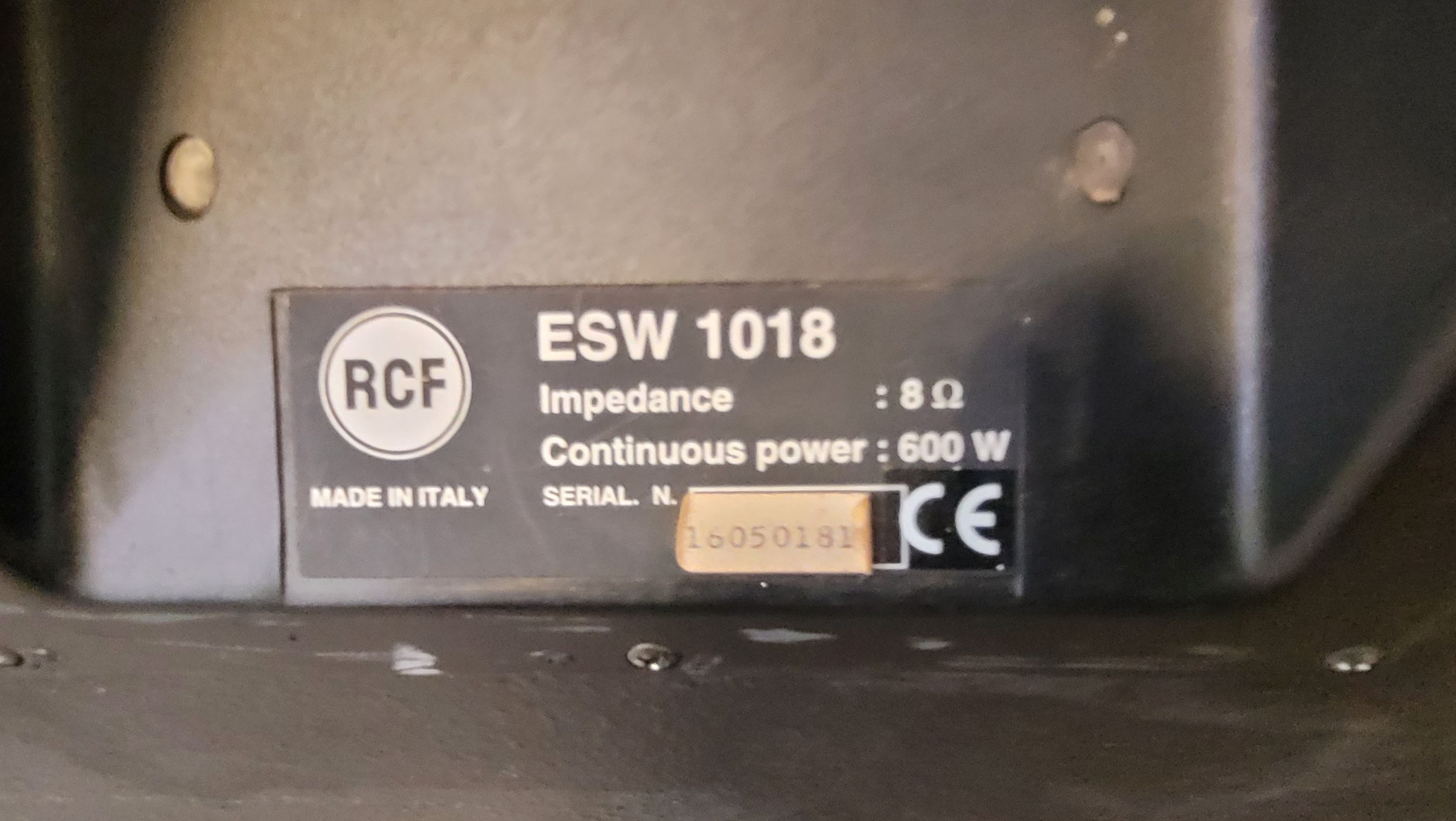 RCF ESW 1018 (15746)