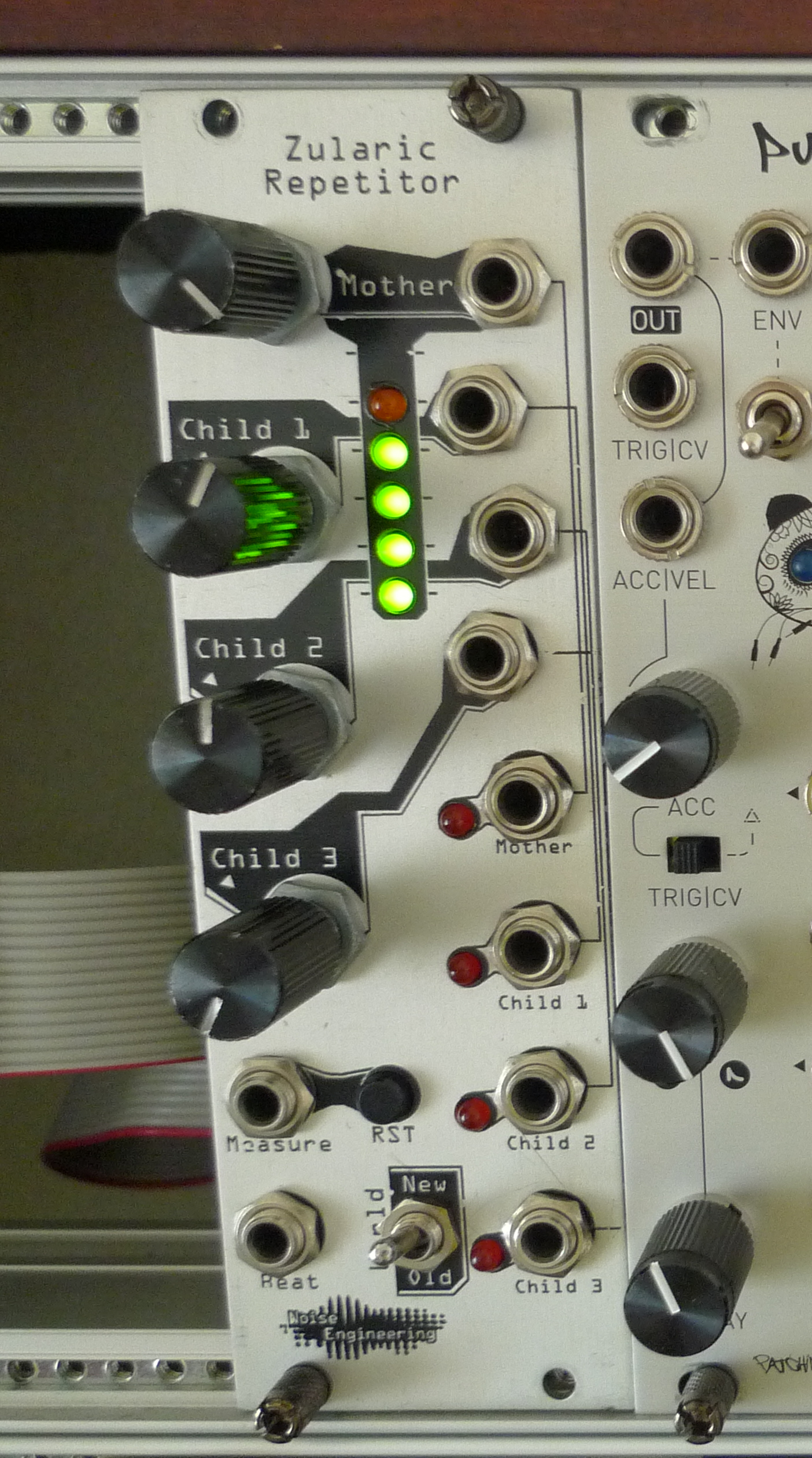Vends Zularic Repetitor Noise engineering quad gate sequencer module Eurorack synthé Modulaire