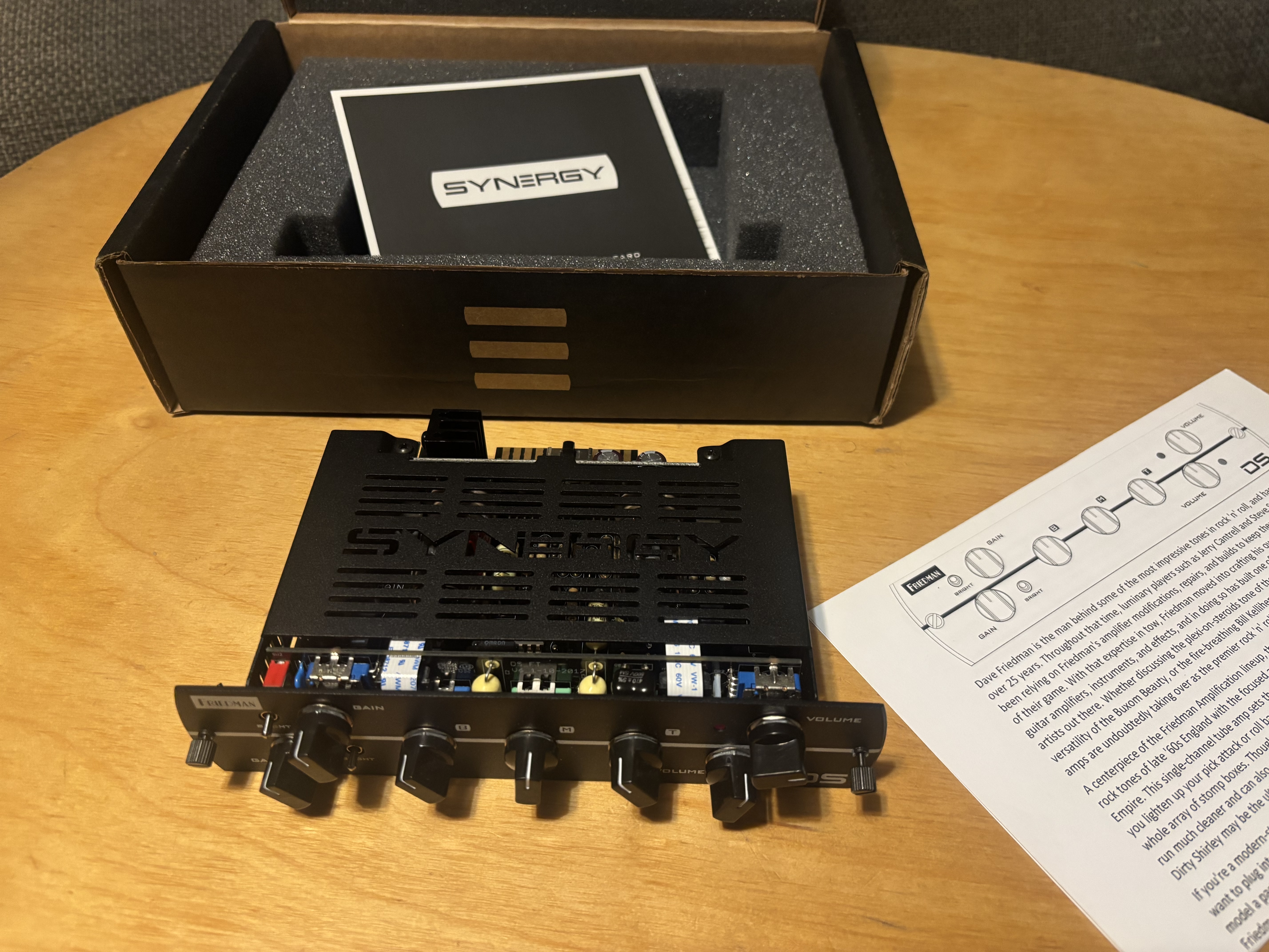 Synergy Preamp DS (Friedman Dirty Shirley)