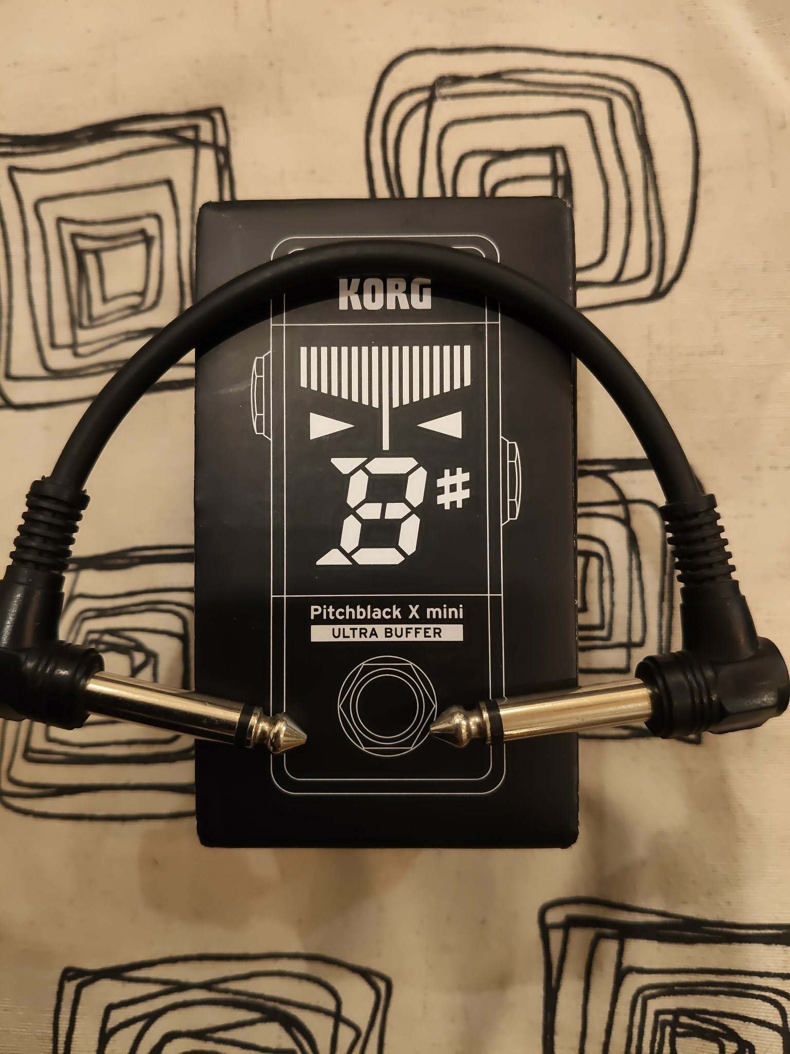 Vends Accordeur Pitchblack X Mini + 1 Câble patch