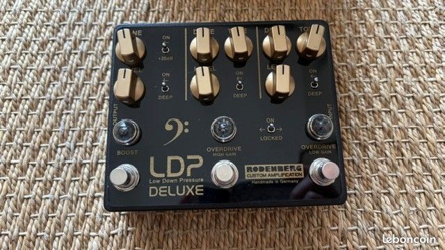 RODENBERG LDP deluxe pédale boost/overdrive/fuzz pour basse