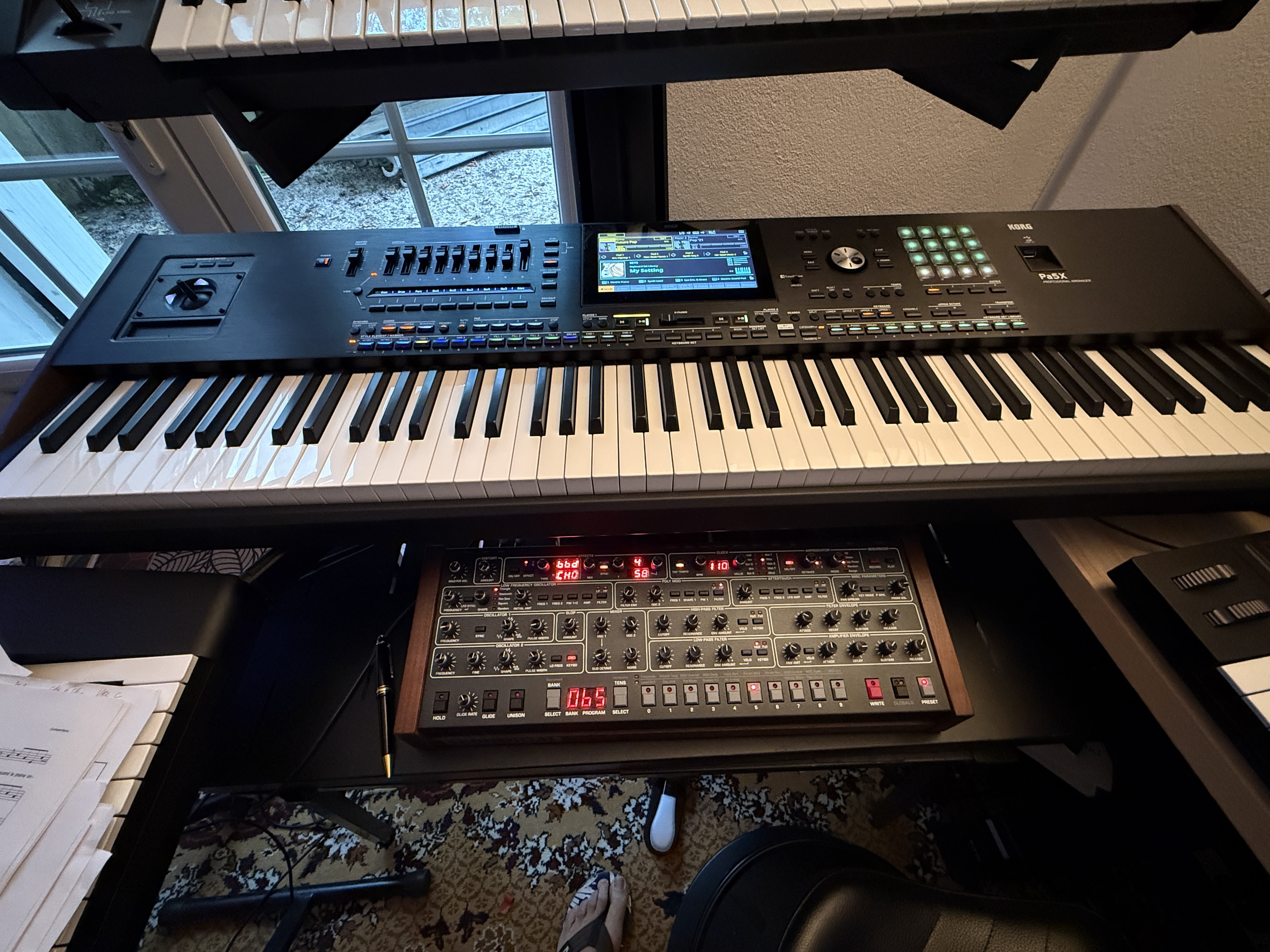 Korg PA5X comme neuf utilisation studio