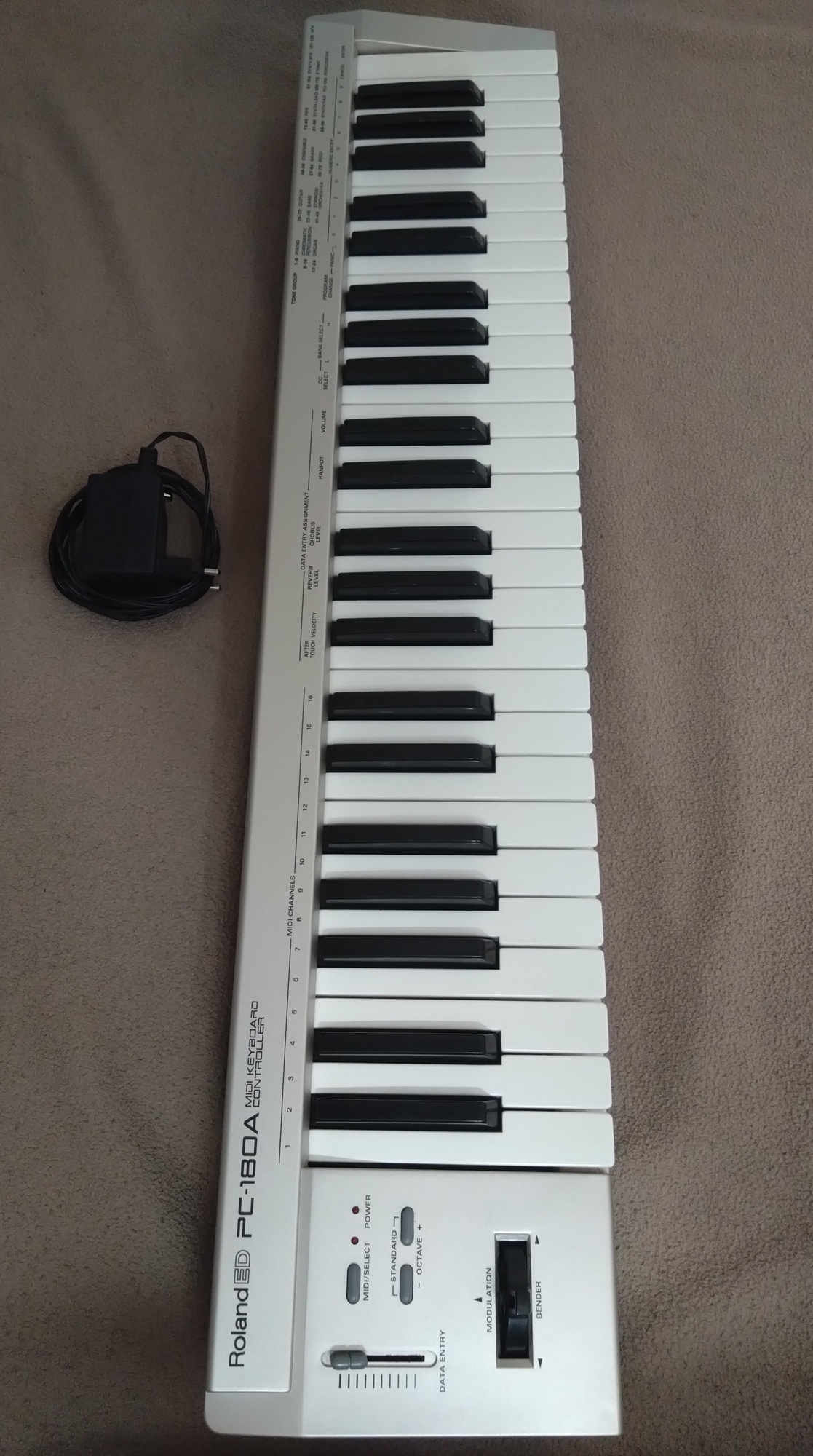 Clavier maître gris de 49 touches Roland PC-180A
