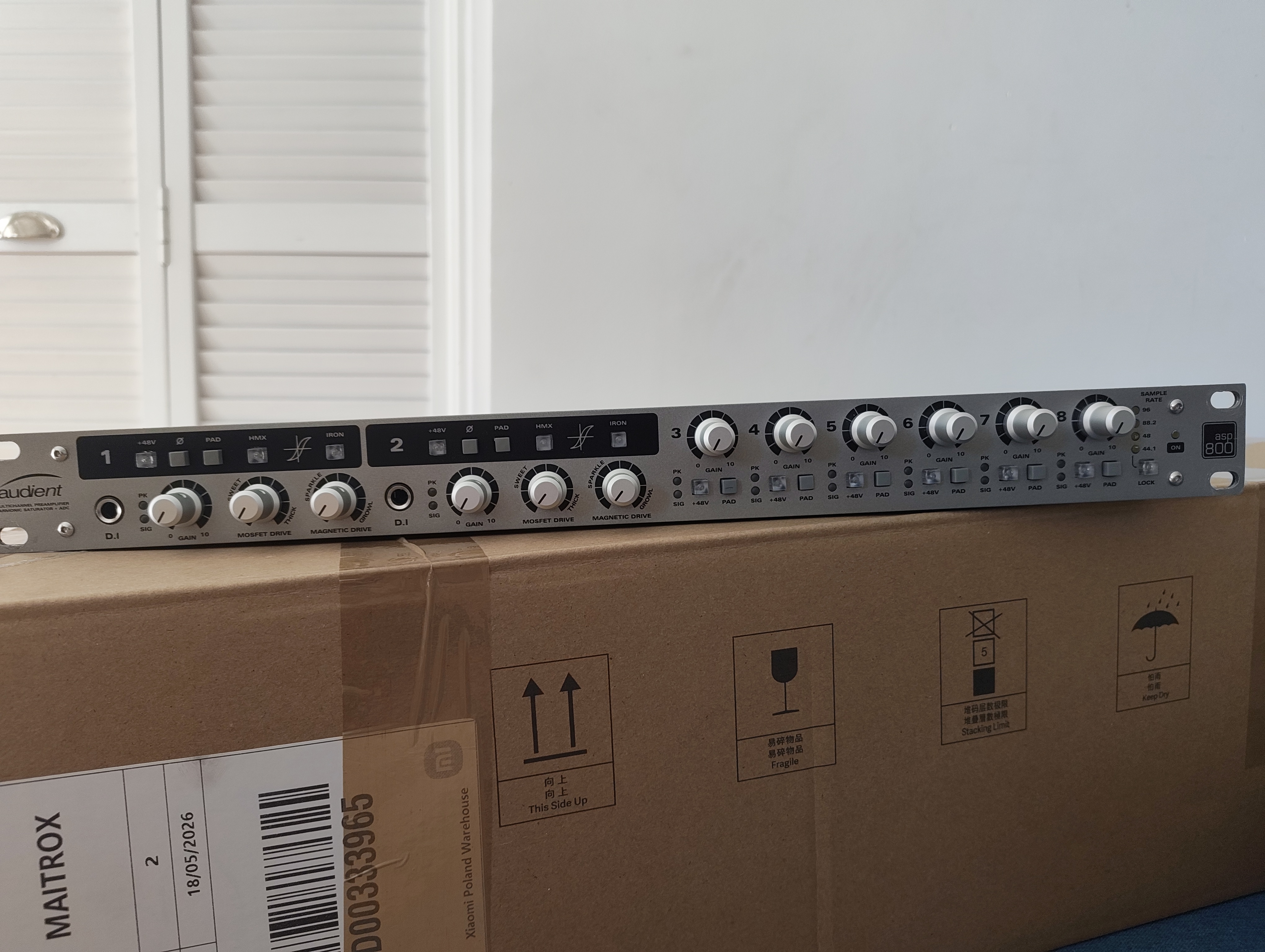 Vends Audient ASP 800 TBE