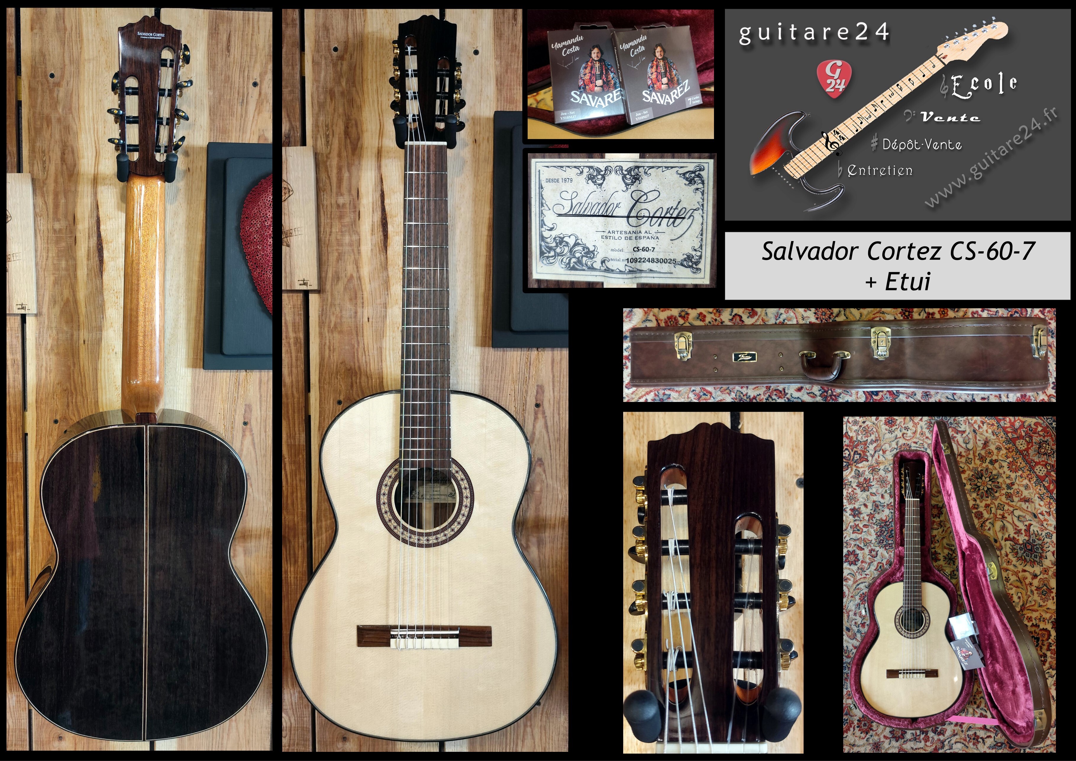 Salvador Cortez CS-60-7 + Etui