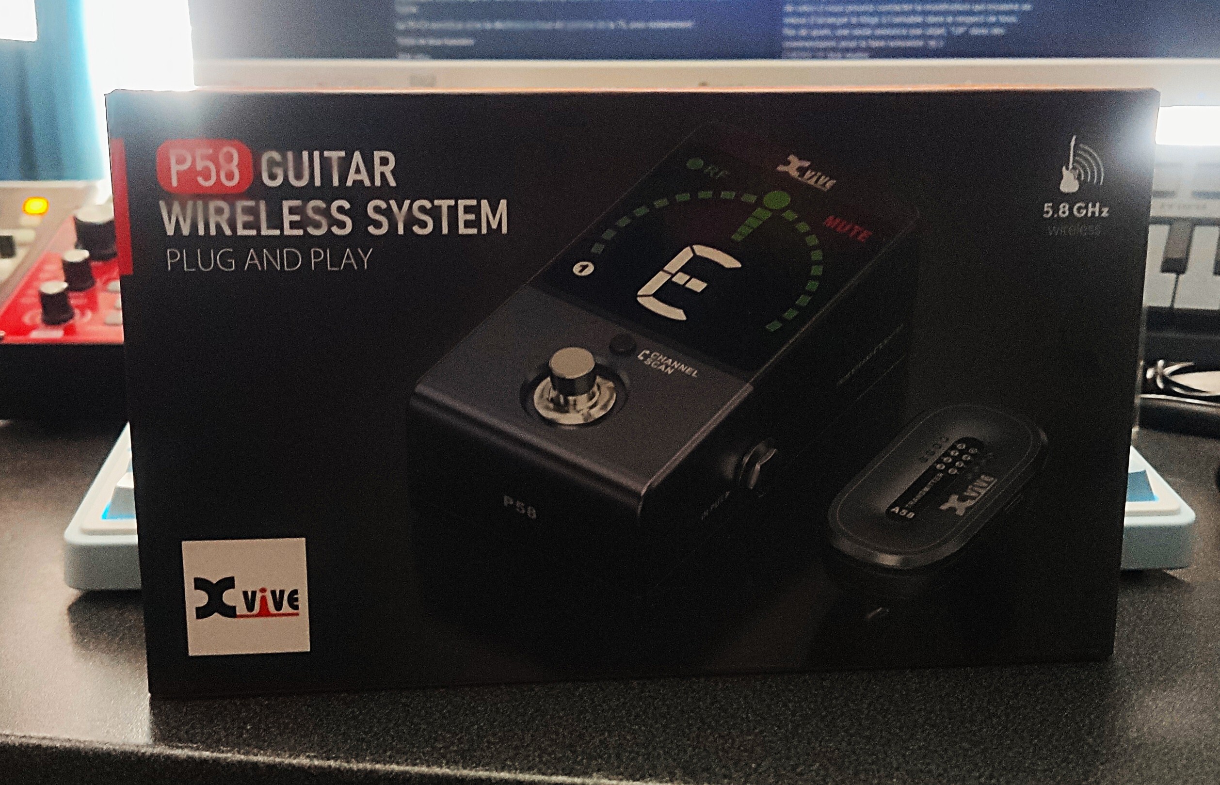 Vends système sans fil X-Vive P58 pour guitare virtuellement neuf !