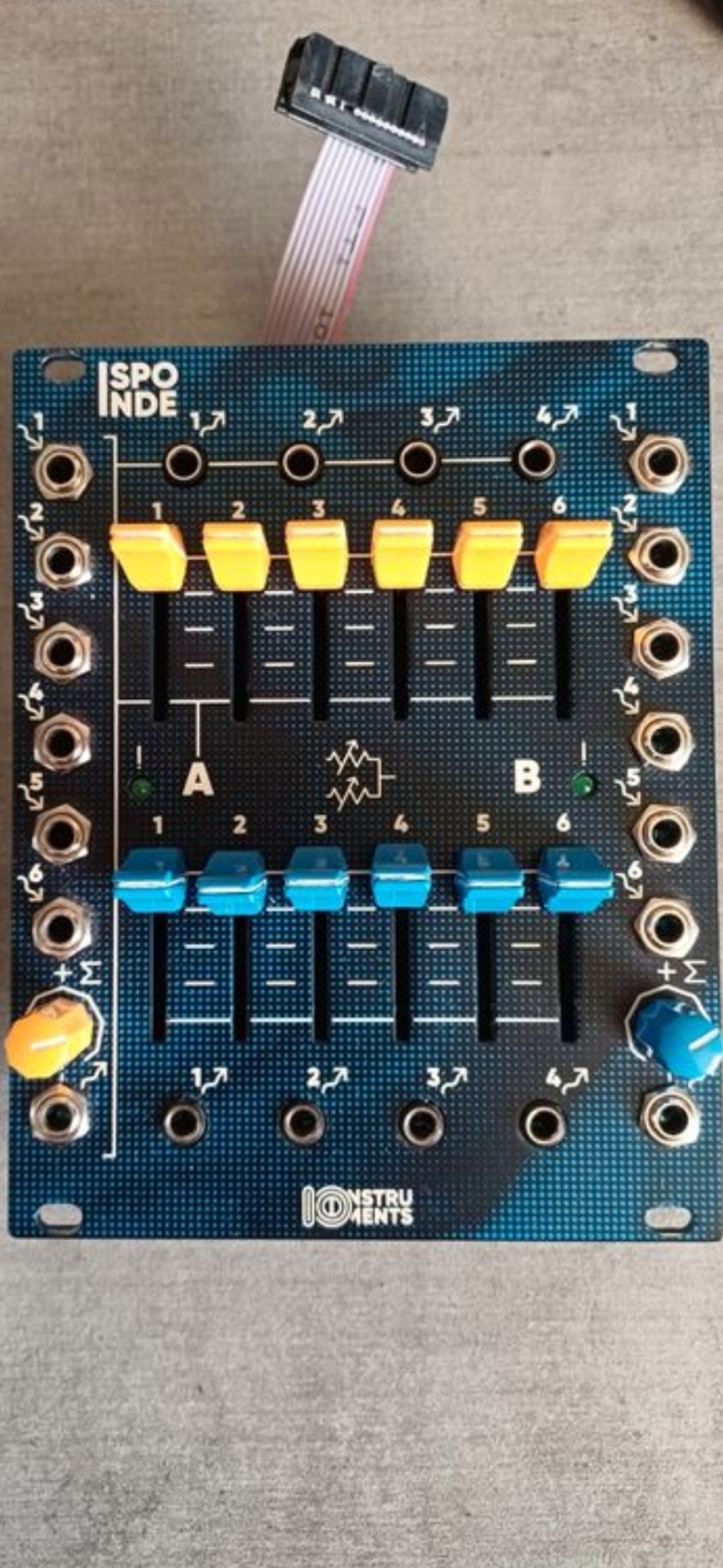Io sponde mixer 6 pistes eurorack
