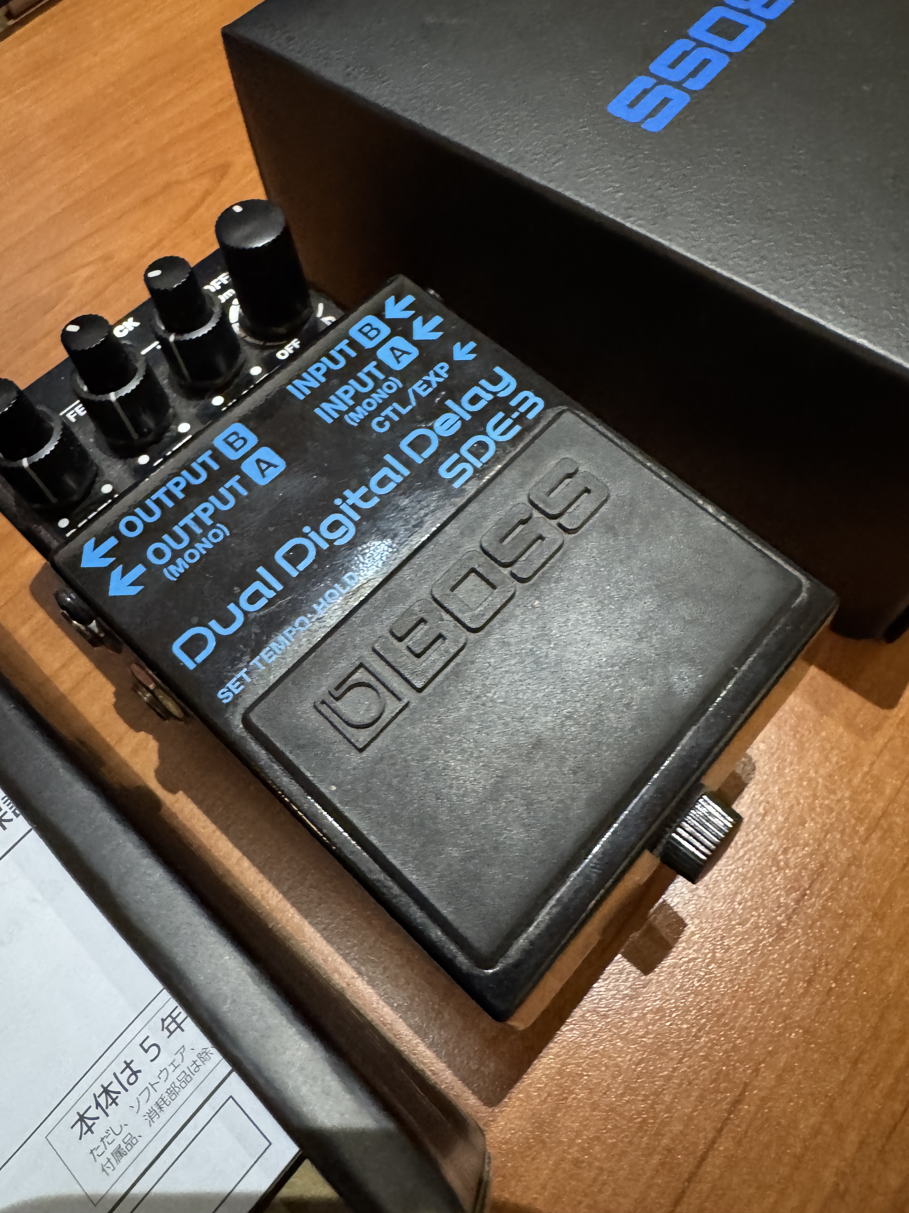 Boss SDE-3 Dual Digital Delay – boîte d’origine
